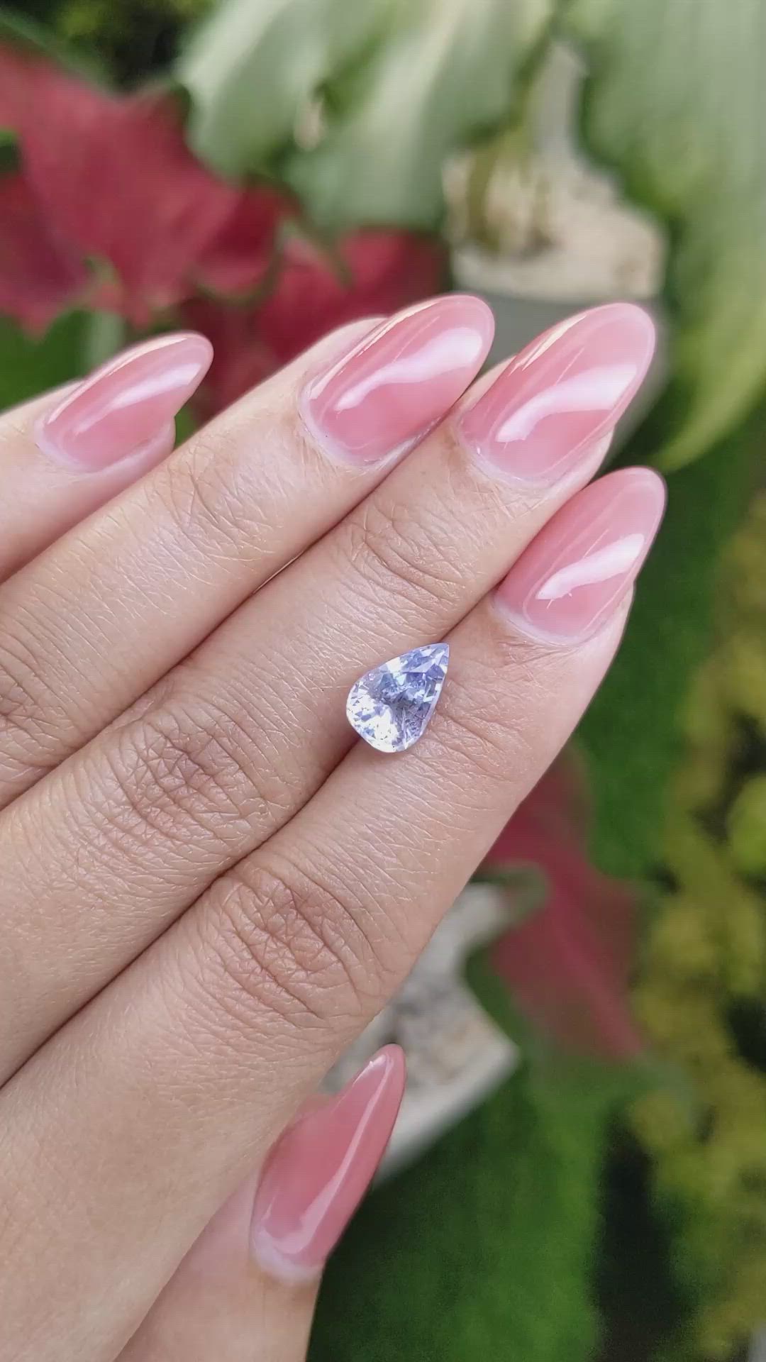 2.71 Ct. Blue Sapphire from Ceylon (Sri Lanka) Size Video