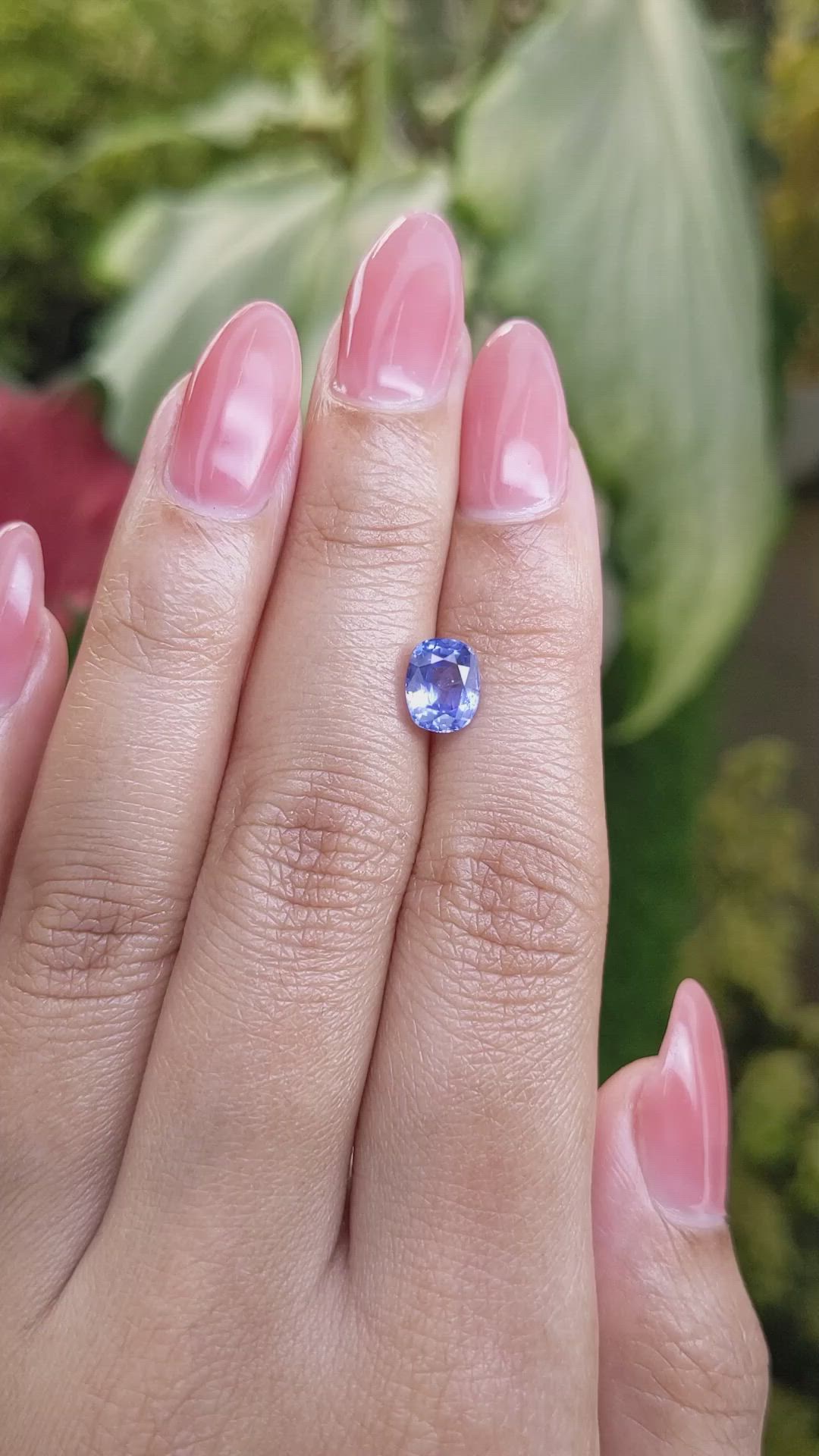 1.68 Ct. Blue Sapphire from Ceylon (Sri Lanka) Size Video