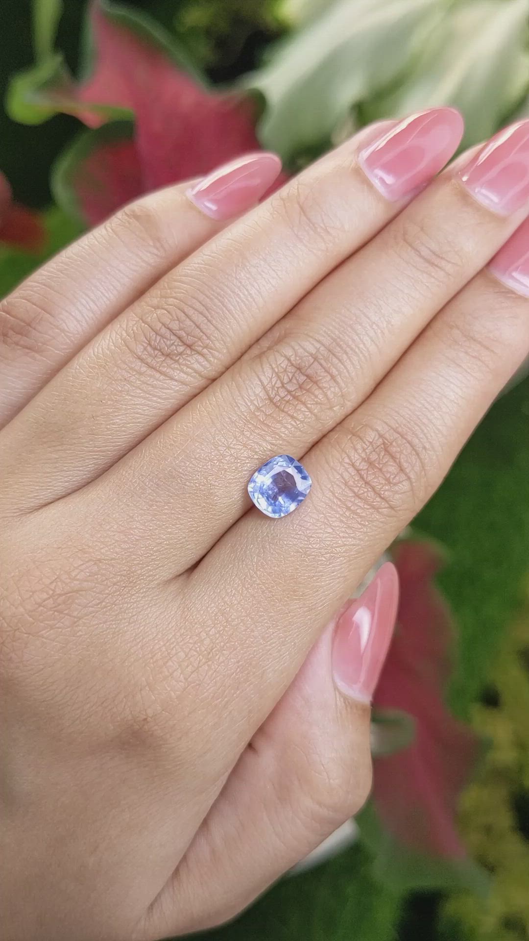 2.28 Ct. Blue Sapphire from Ceylon (Sri Lanka) Size Video