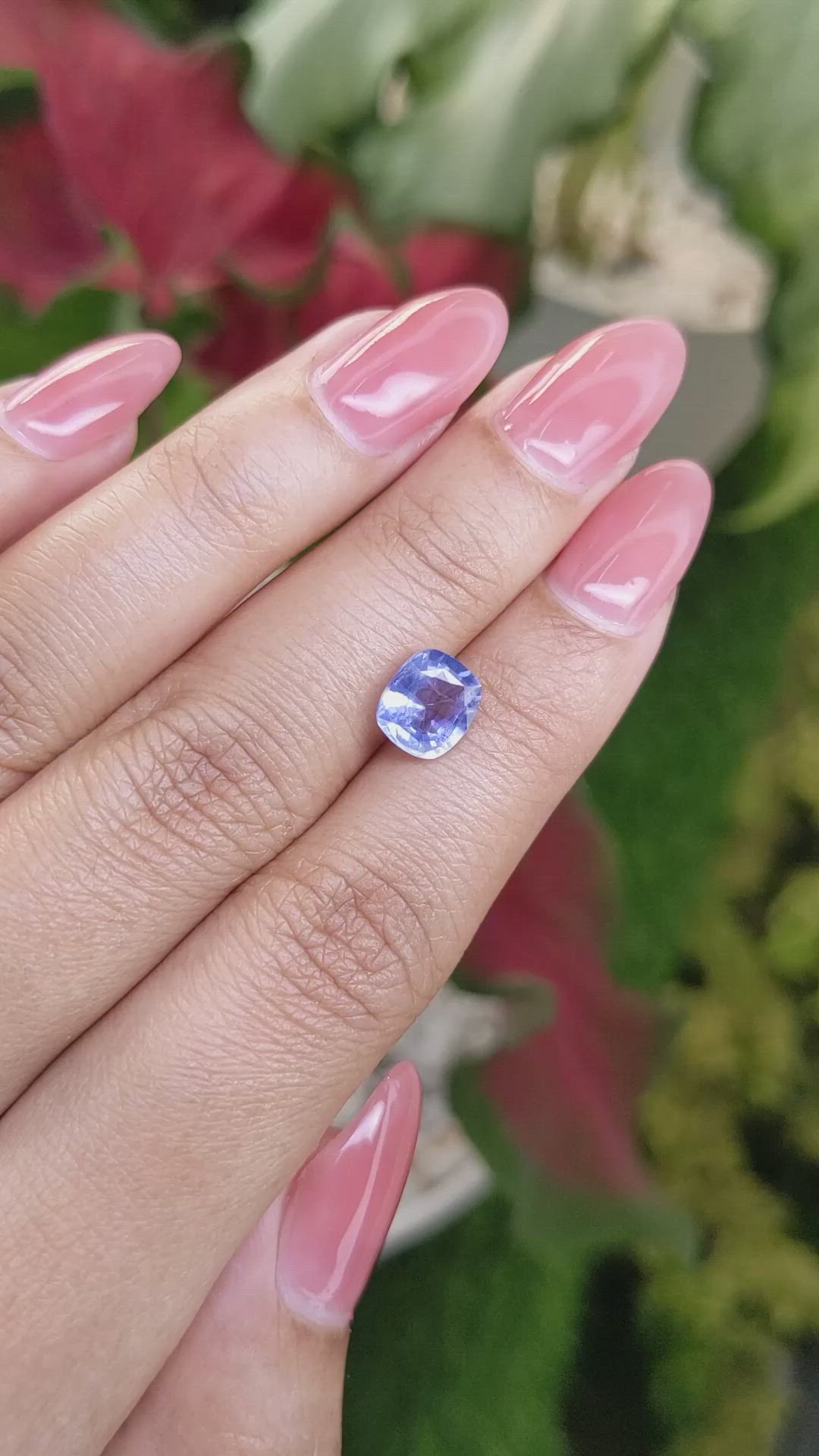 2.28 Ct. Blue Sapphire from Ceylon (Sri Lanka) Size Video