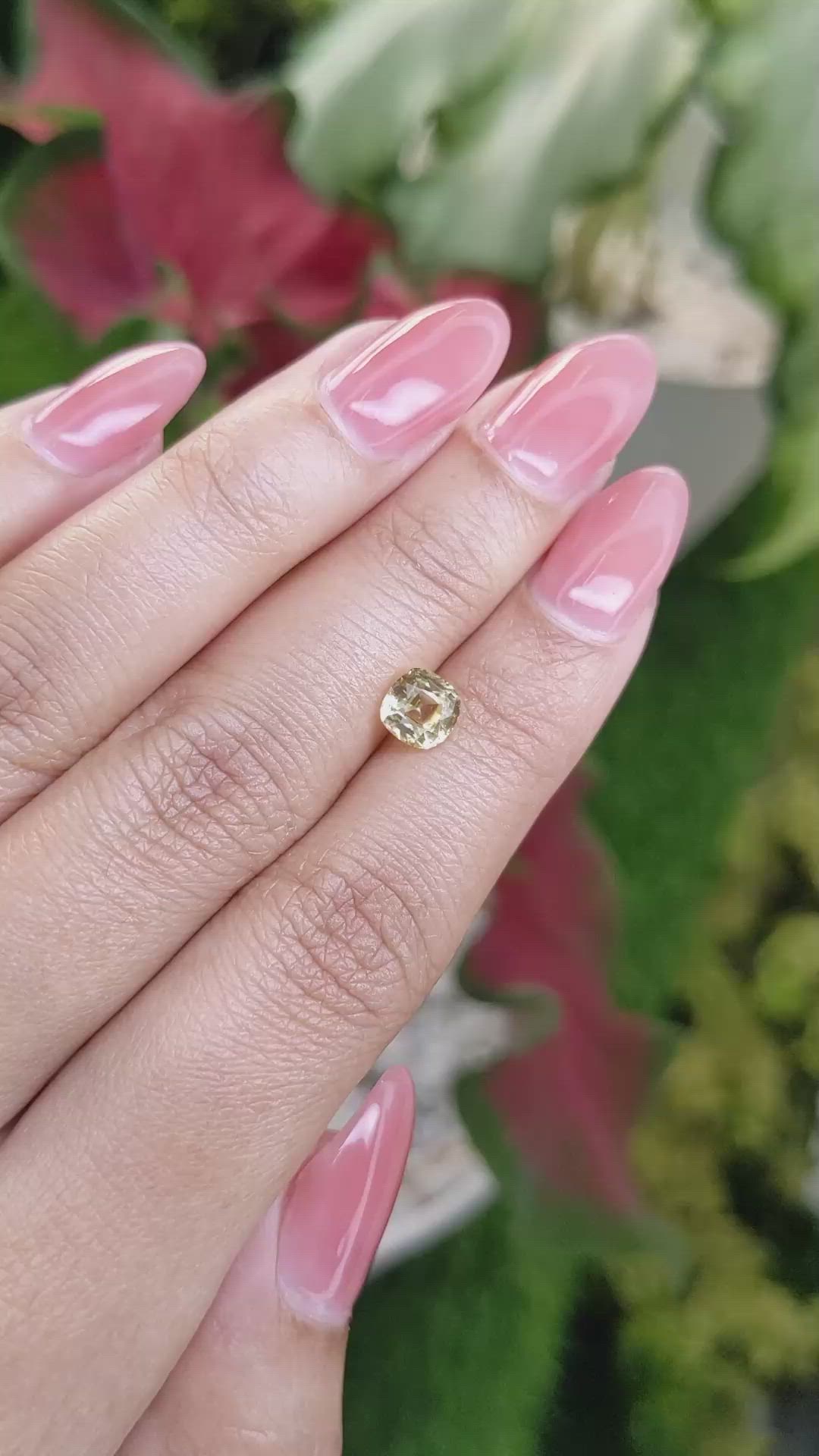 1.30 Ct. Yellow Sapphire from Ceylon (Sri Lanka) Size Video