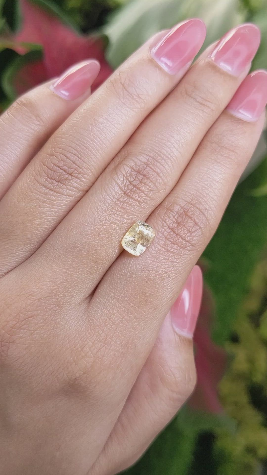 1.95 Ct. Yellow Sapphire from Ceylon (Sri Lanka) Size Video