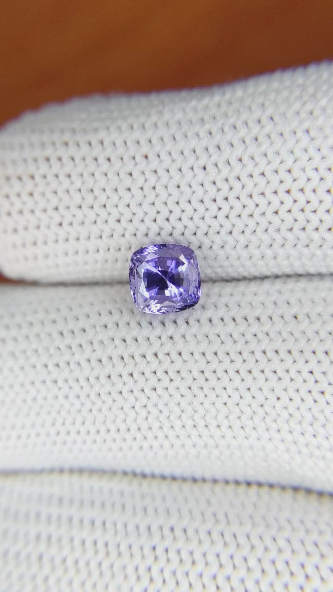 1.26 Ct. Violet Sapphire from Ceylon (Sri Lanka) Size Video