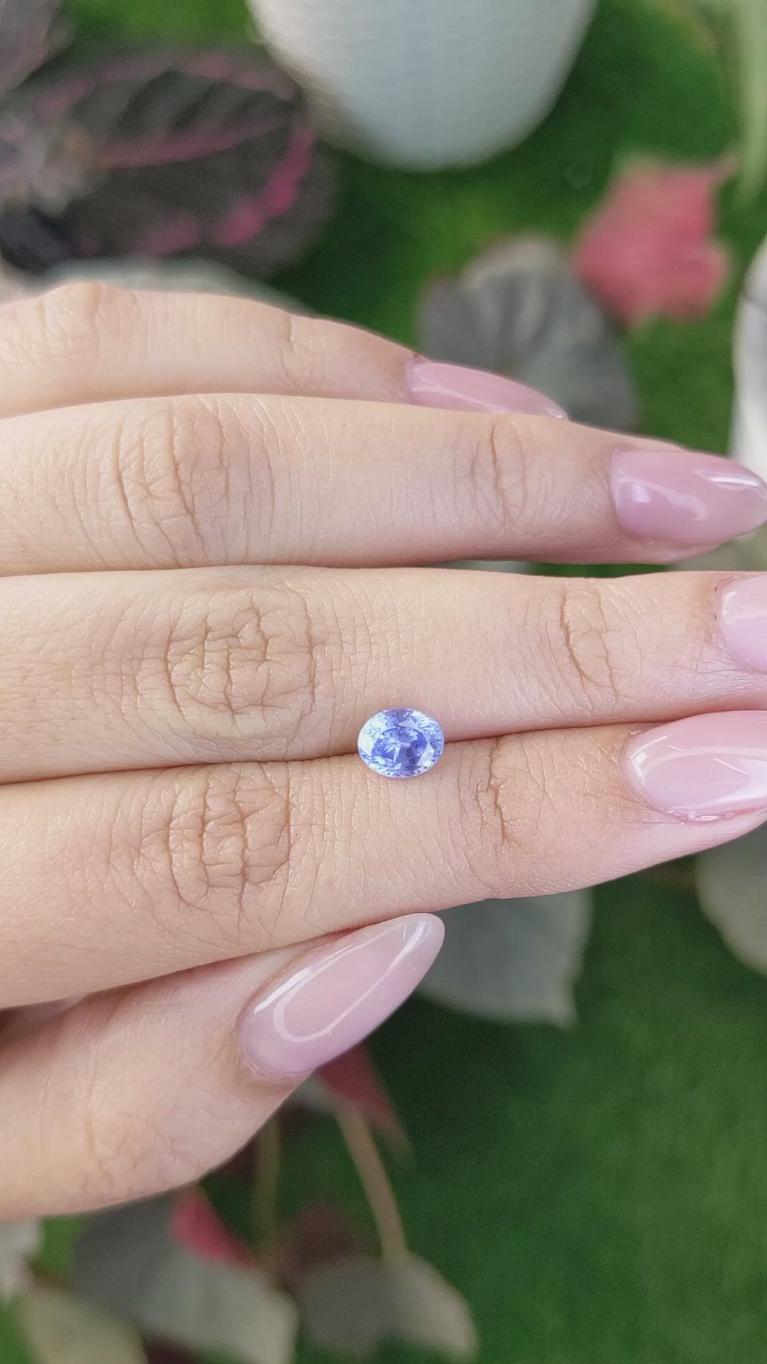 1.17 Ct. Blue Sapphire from Ceylon (Sri Lanka) Size Video