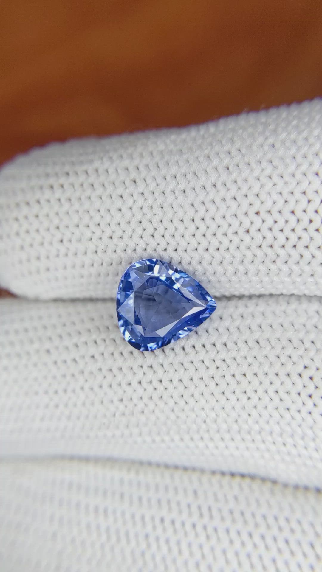 2.09 Ct. Blue Sapphire from Ceylon (Sri Lanka) Size Video