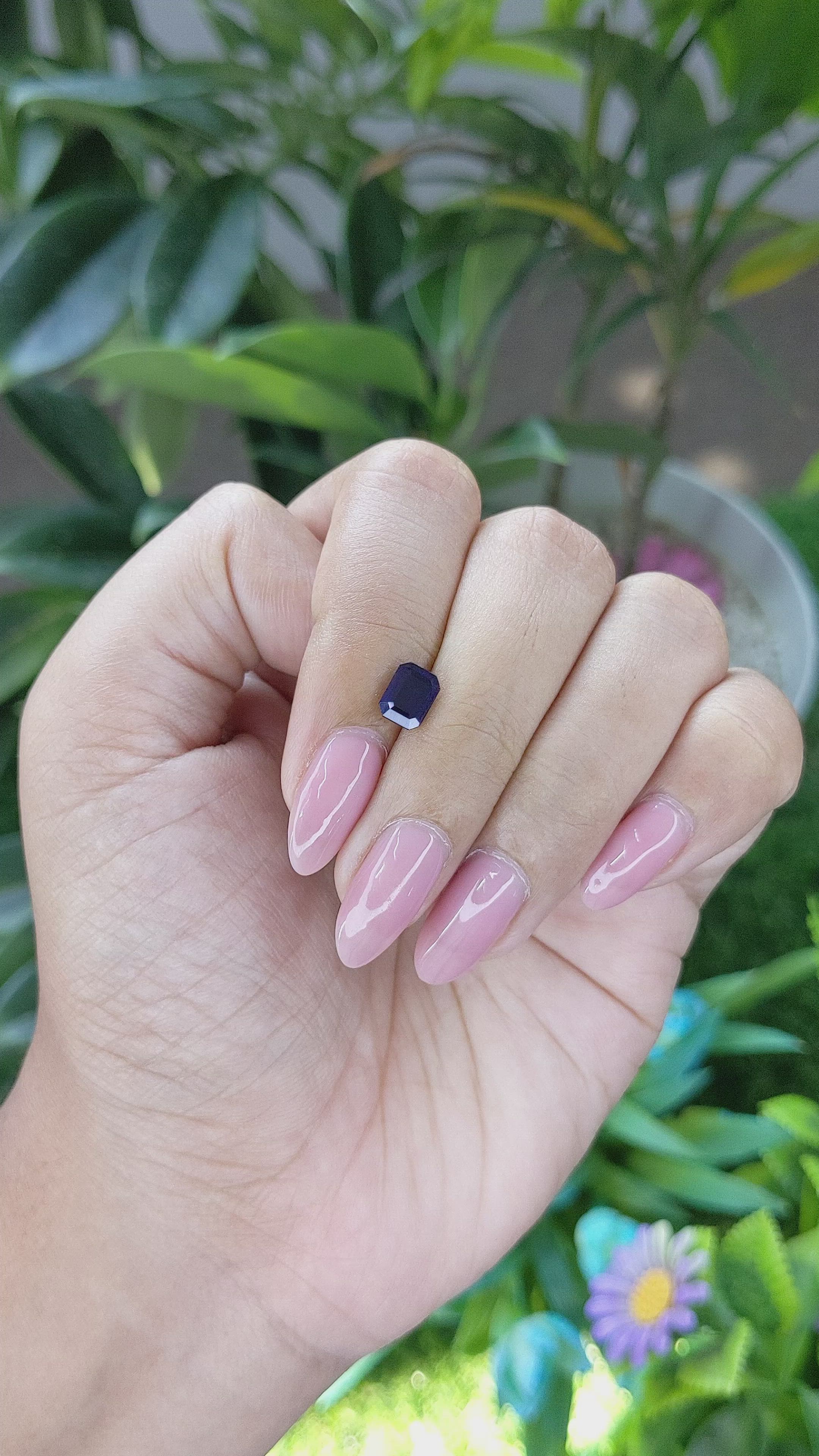 1.13 Ct. Blue Sapphire from Madagascar Size Video