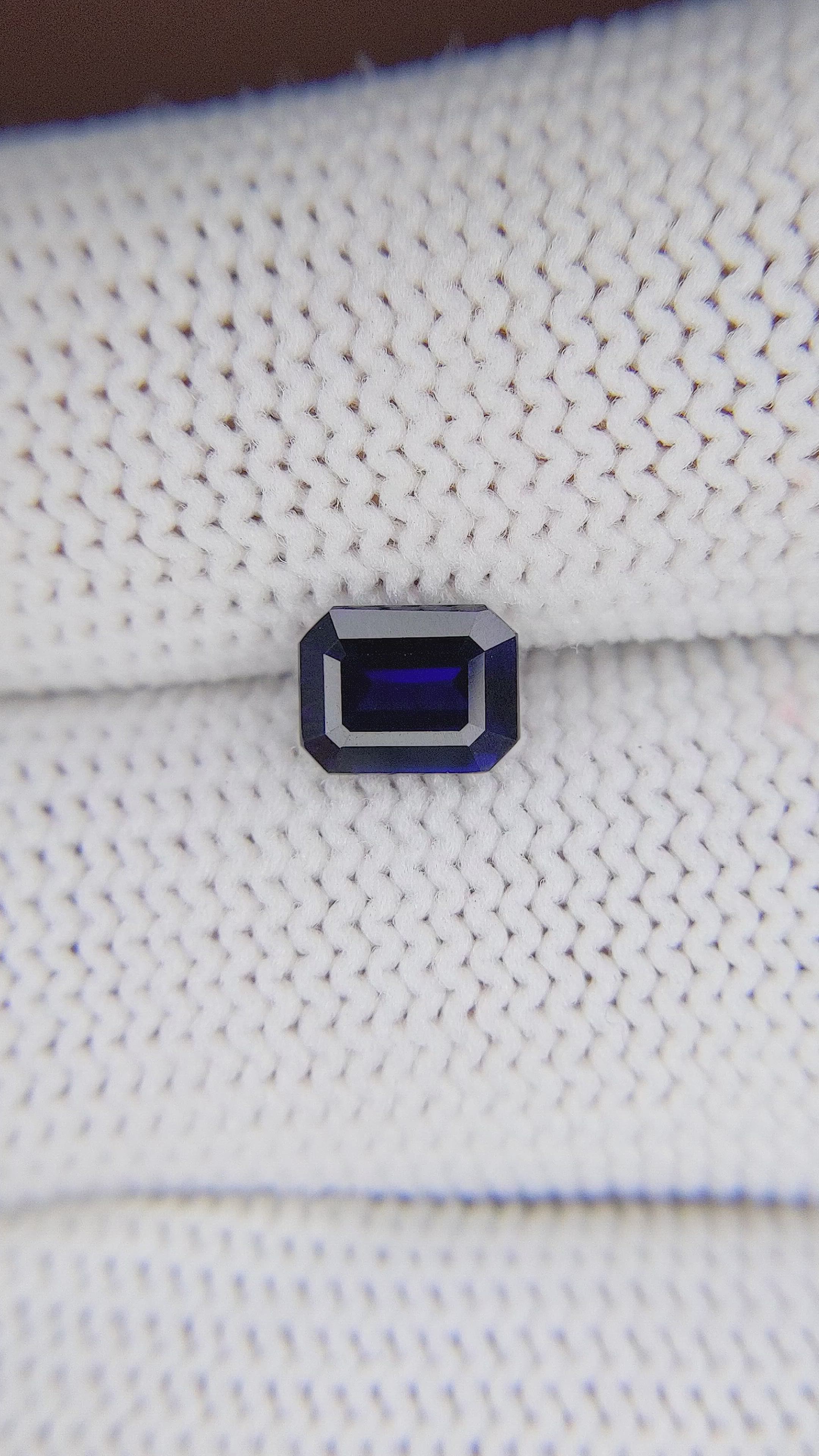 1.13 Ct. Blue Sapphire from Madagascar Size Video