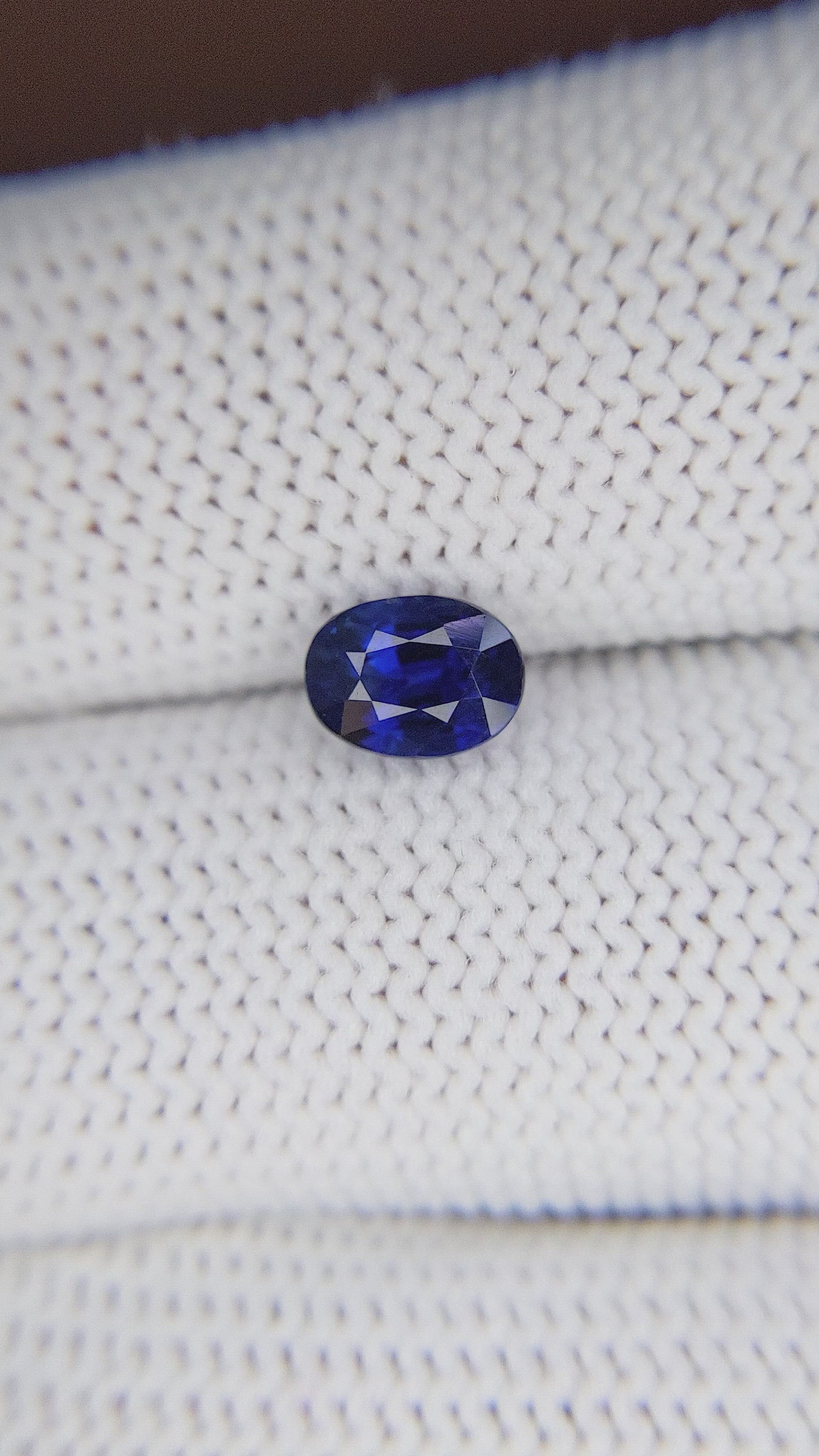 1.21 Ct. Blue Sapphire from Madagascar Size Video
