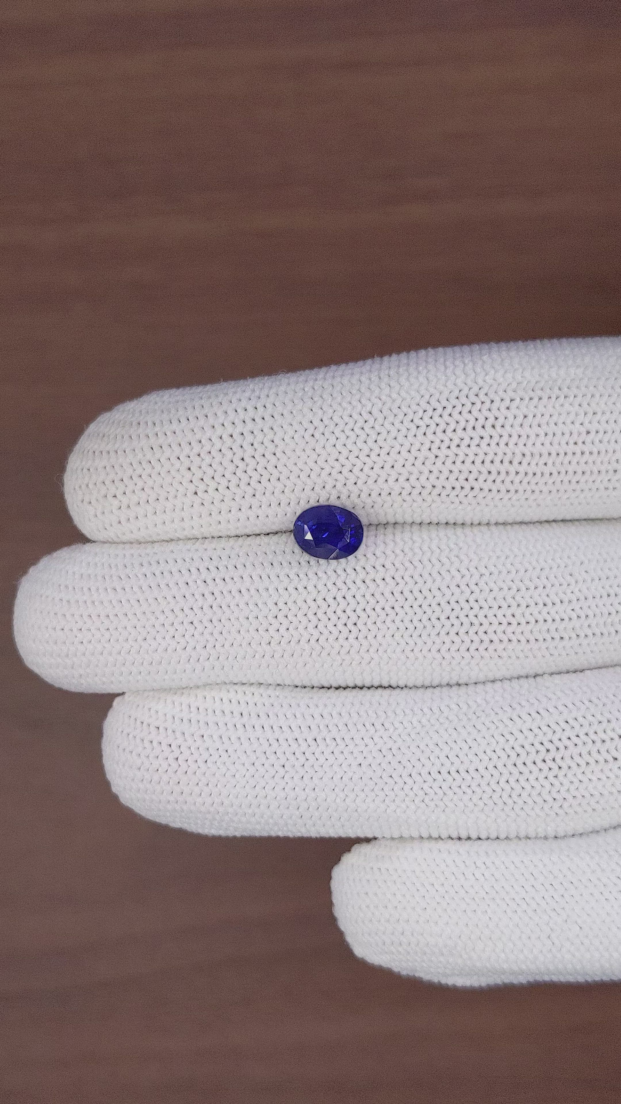 2.01 Ct. Blue Sapphire from Tanzania Size Video