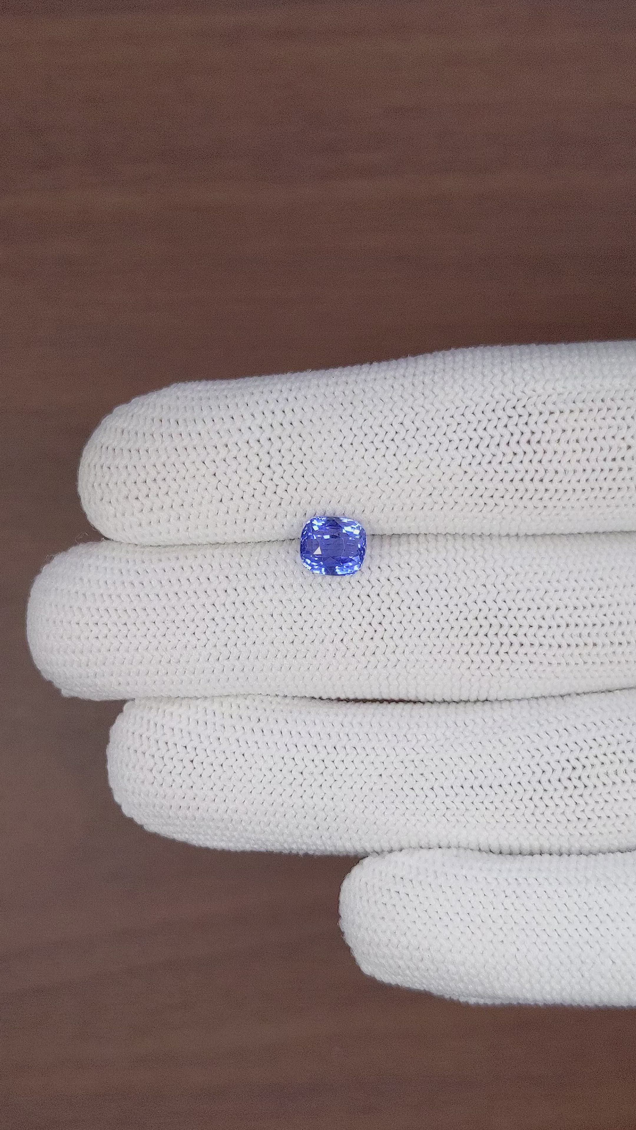 2.01 Ct. Blue Sapphire from Tanzania Size Video
