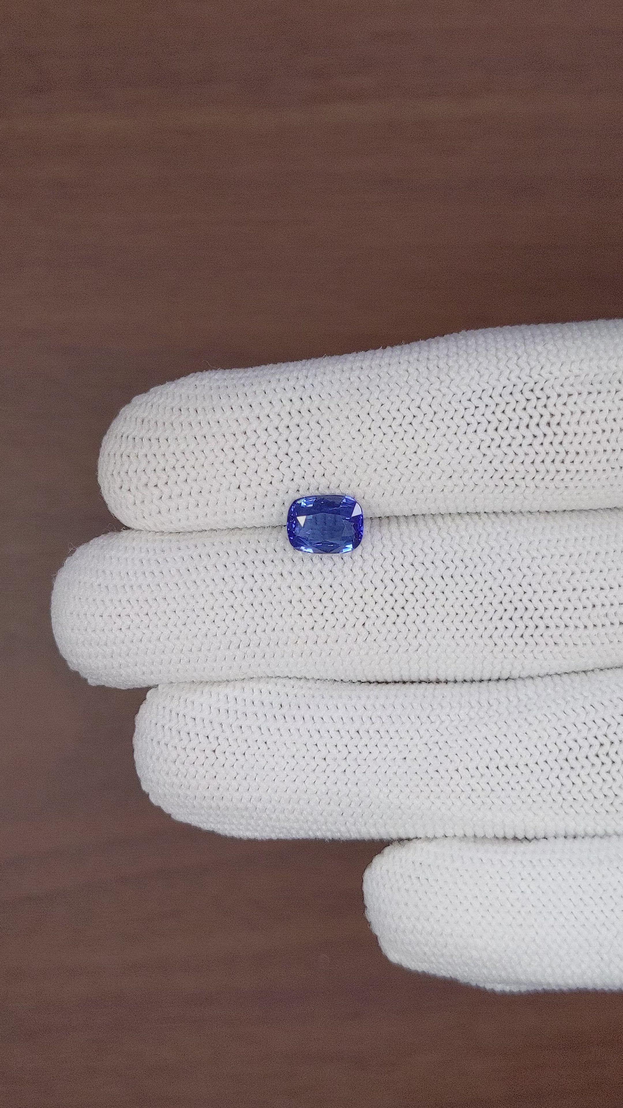 2.02 Ct. Blue Sapphire from Tanzania Size Video