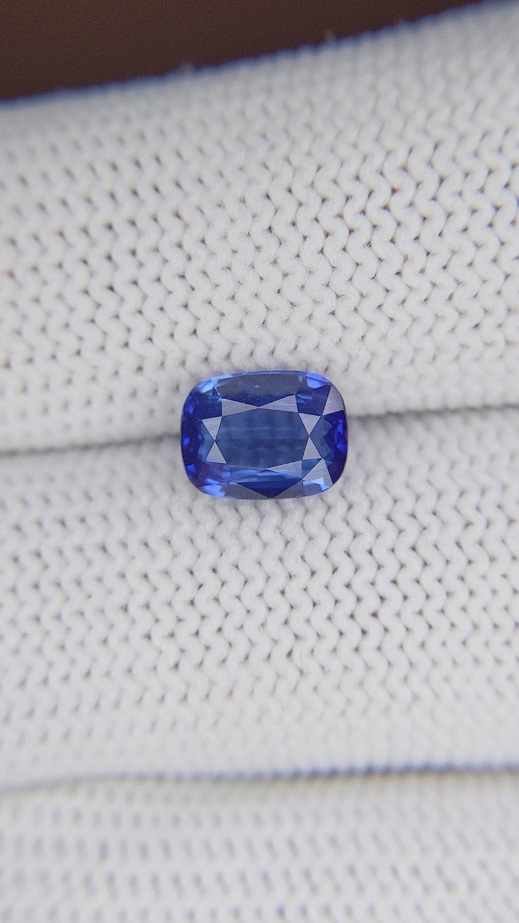 2.02 Ct. Blue Sapphire from Tanzania Size Video