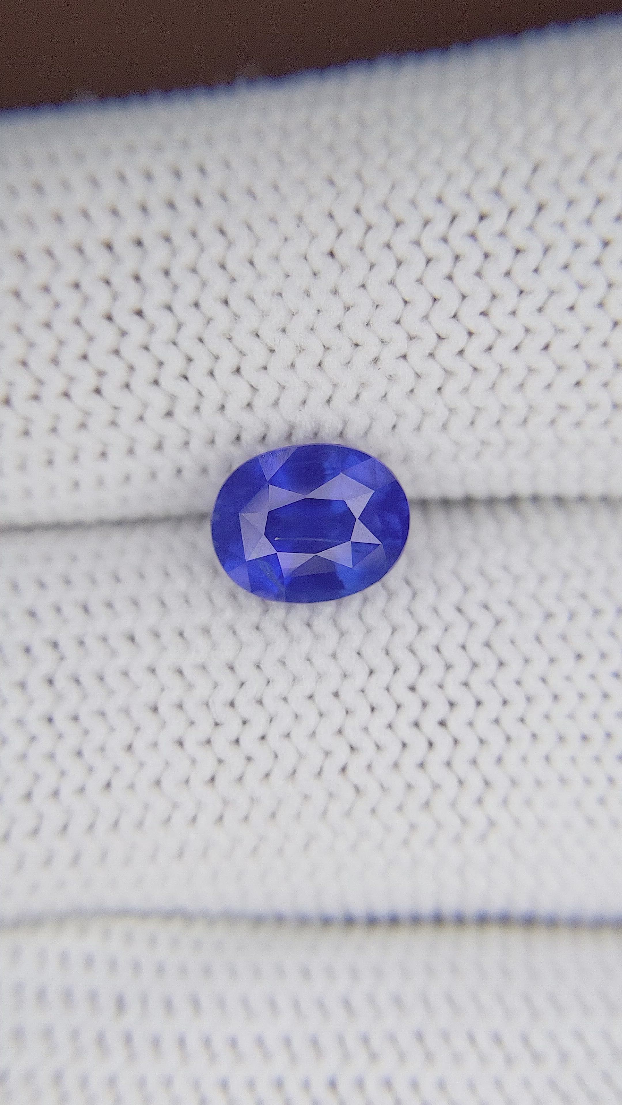 2.08 Ct. Blue Sapphire from Tanzania Size Video