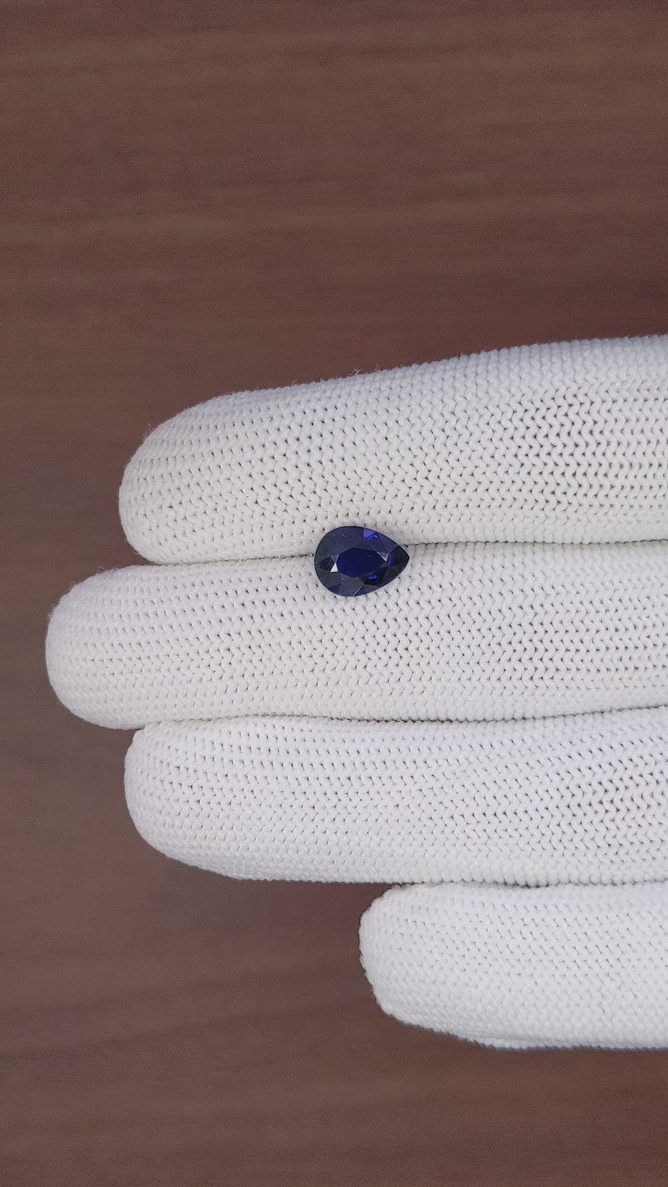 2.20 Ct. Blue Sapphire from Madagascar Size Video