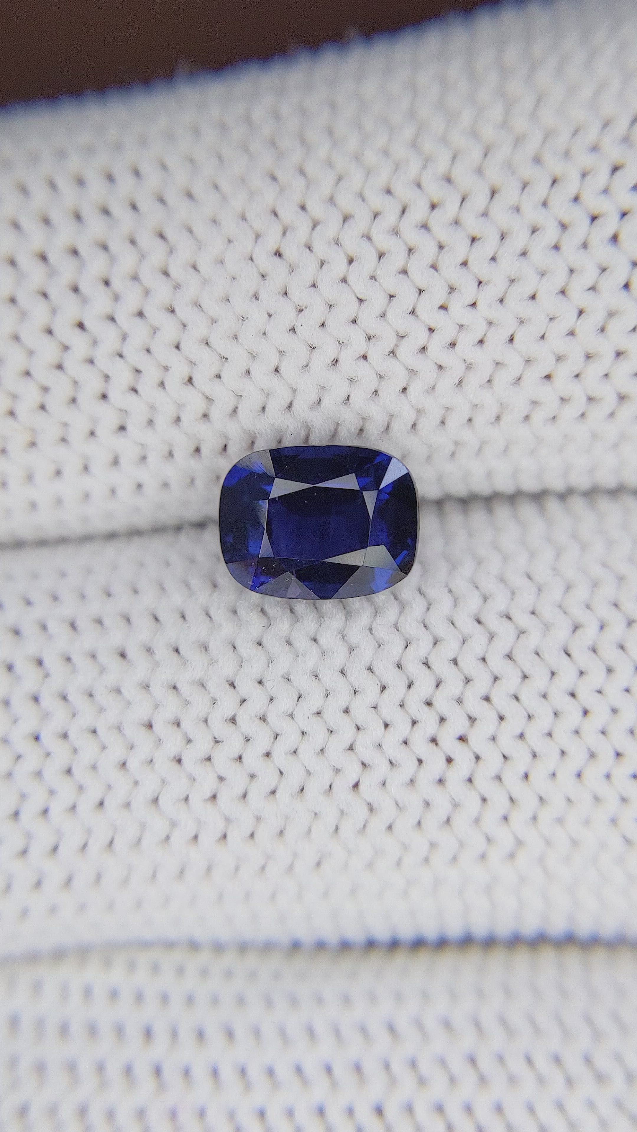 2.22 Ct. Blue Sapphire from Madagascar Size Video