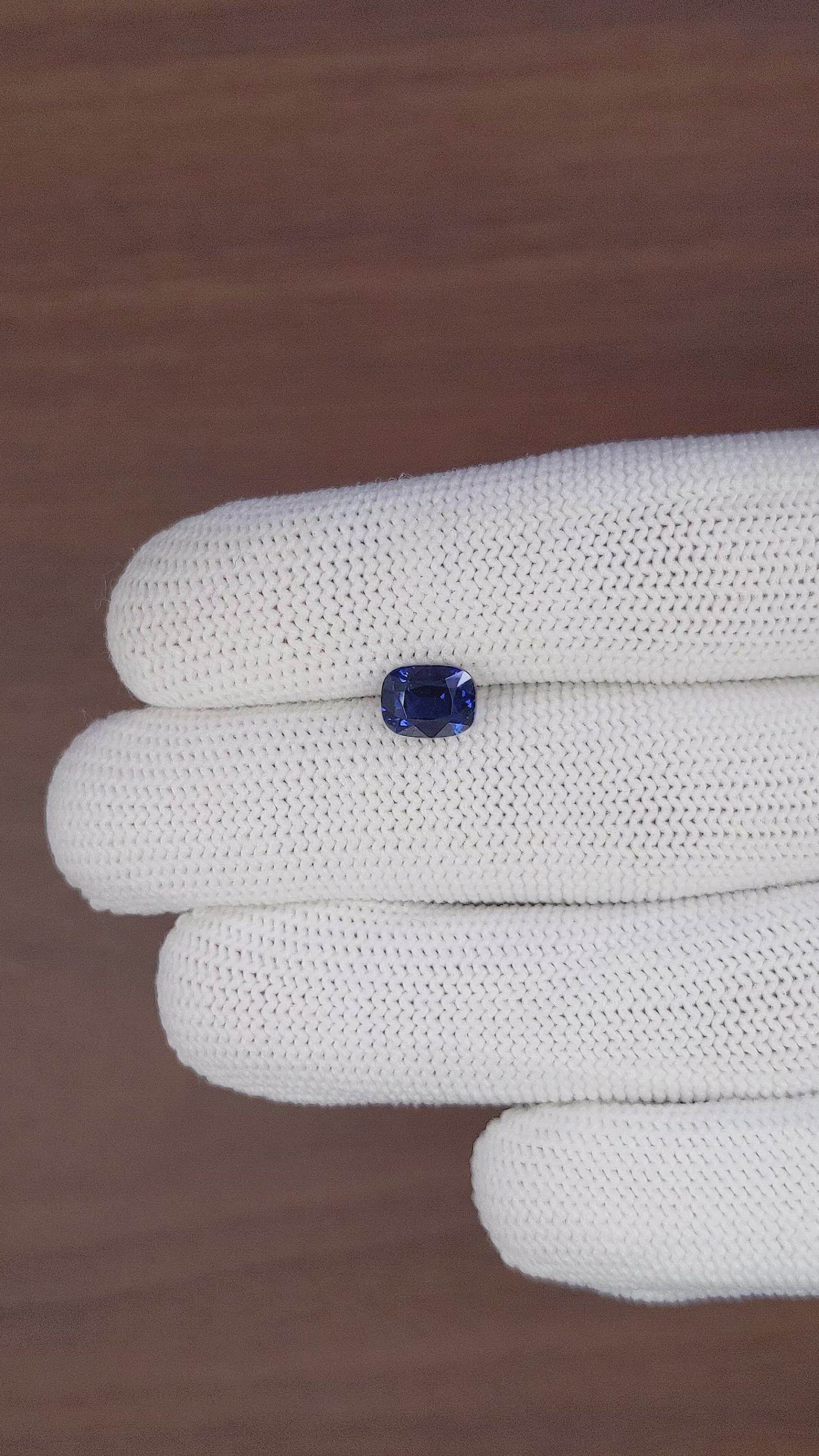 2.22 Ct. Blue Sapphire from Madagascar Size Video