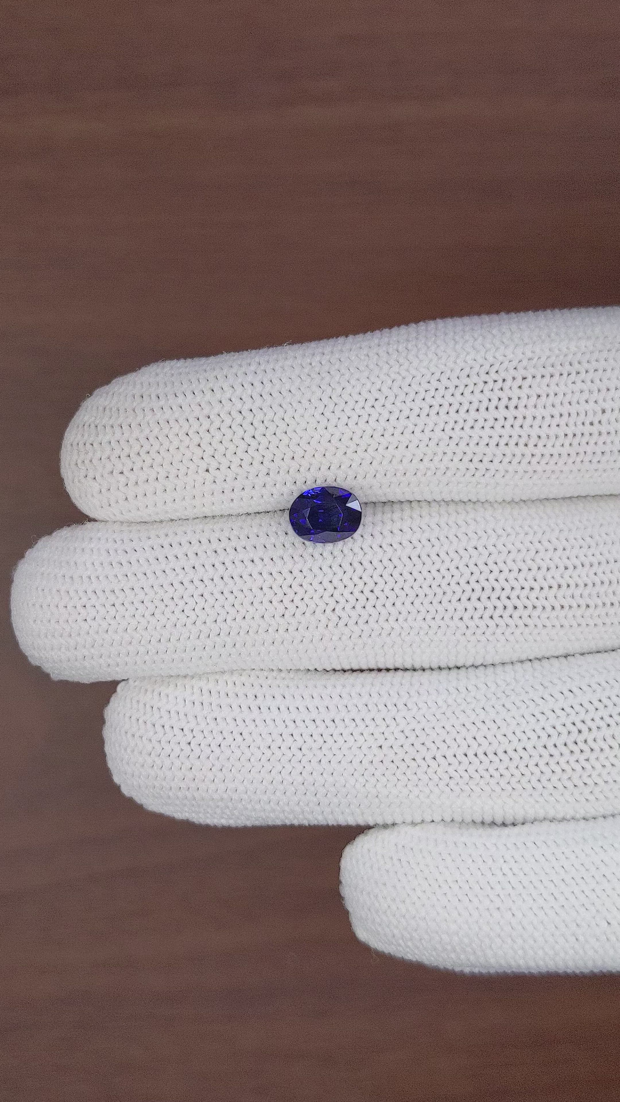 2.30 Ct. Blue Sapphire from Madagascar Size Video