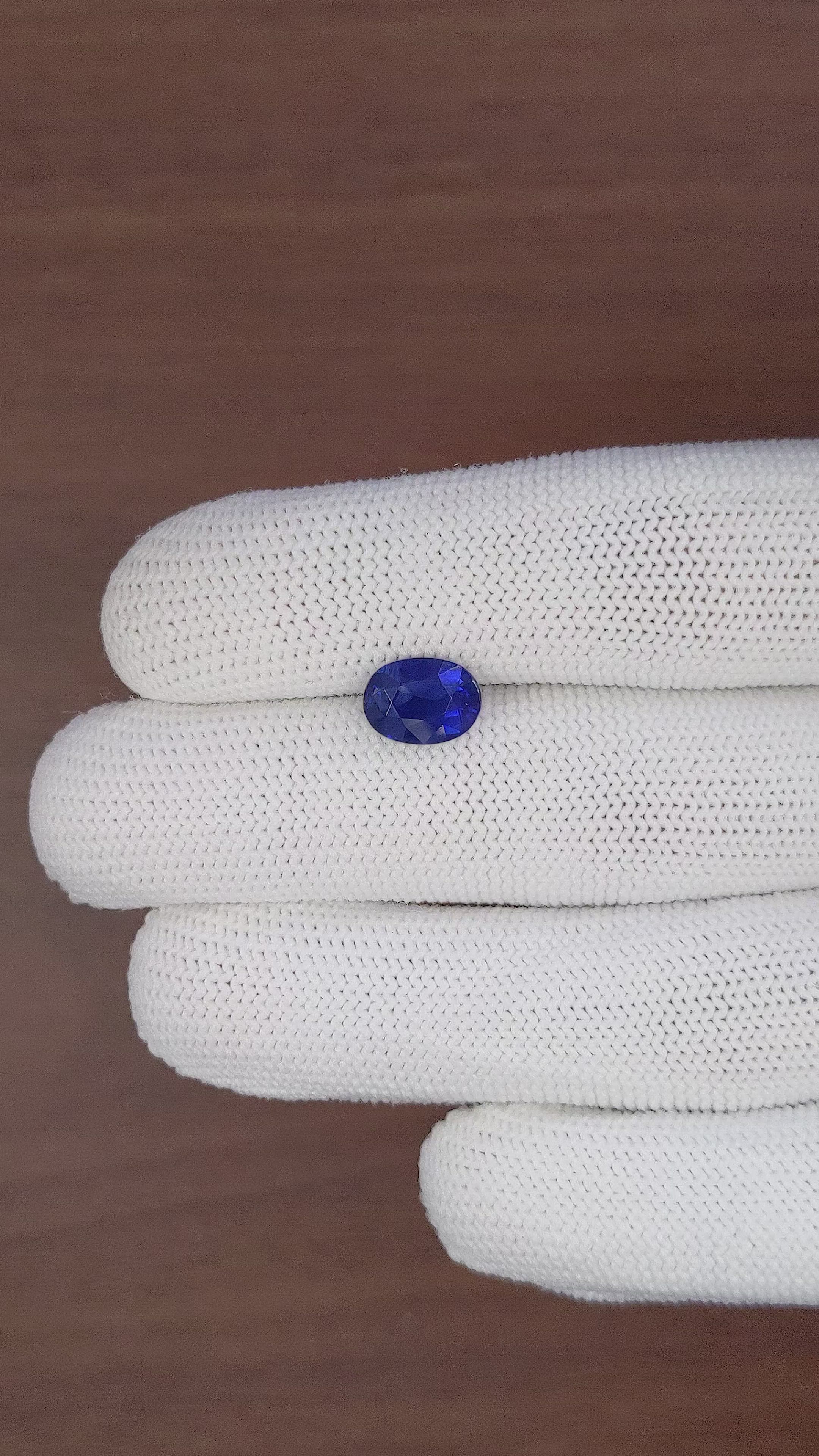 3.05 Ct. Blue Sapphire from Tanzania Size Video