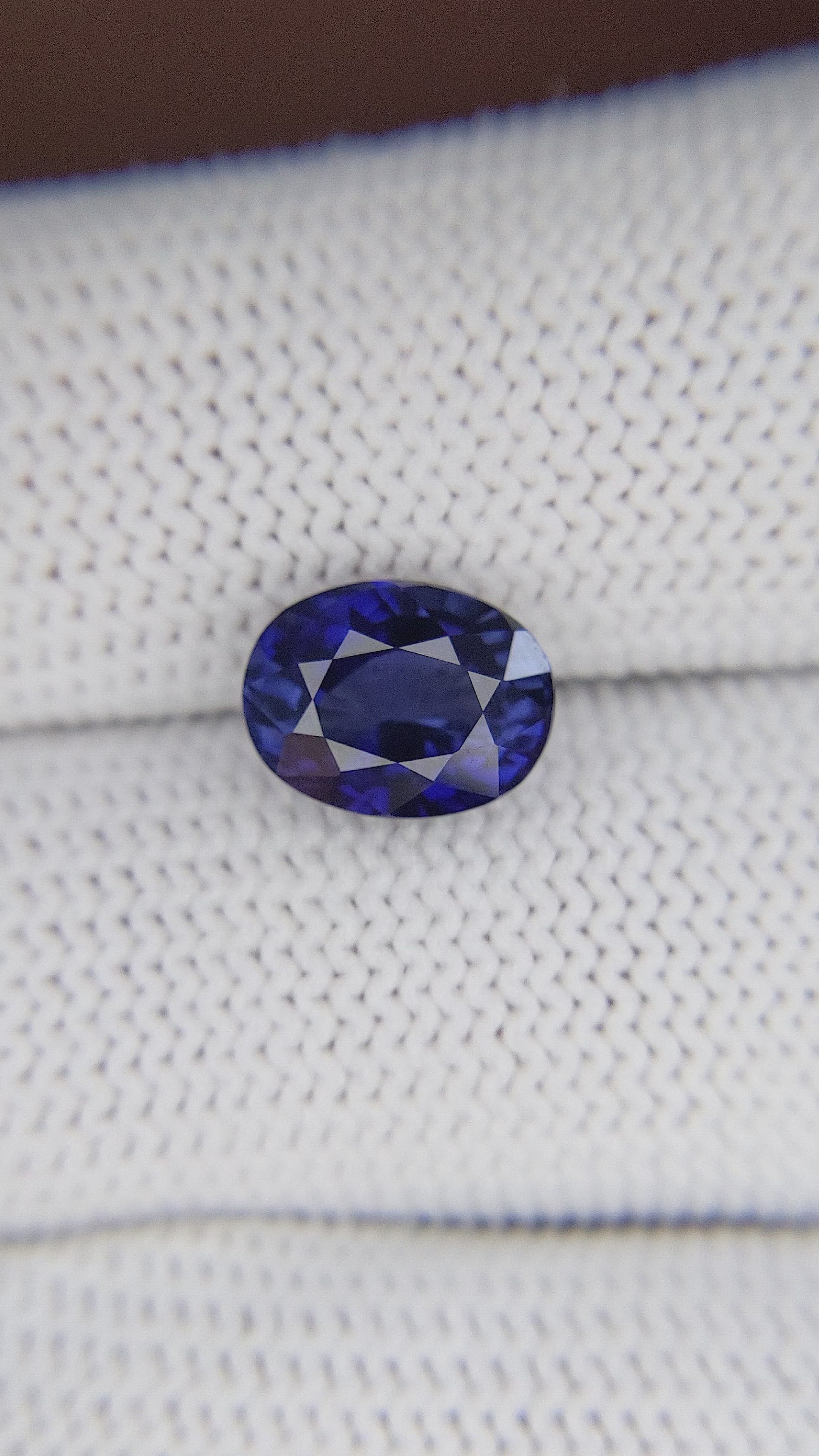 3.32 Ct. Blue Sapphire from Madagascar Size Video