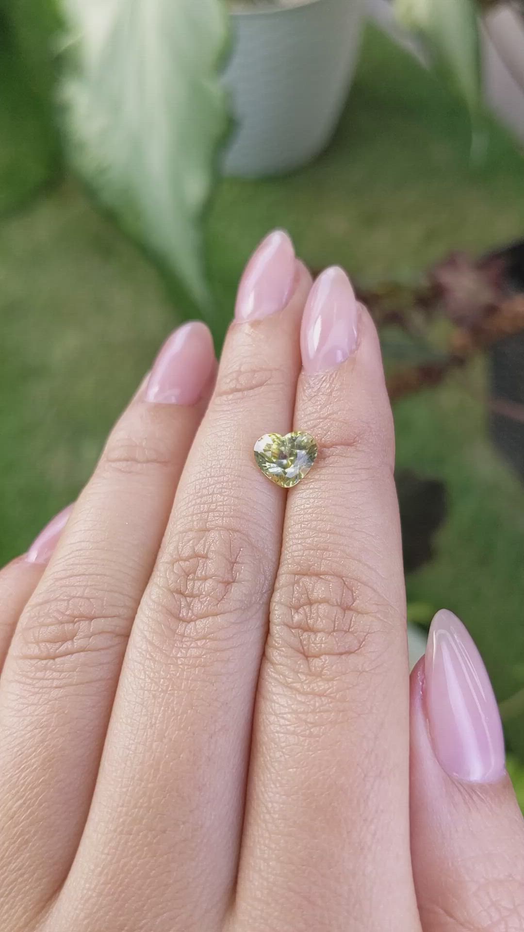2.08 Ct. Yellow Sapphire from Ceylon (Sri Lanka) Size Video