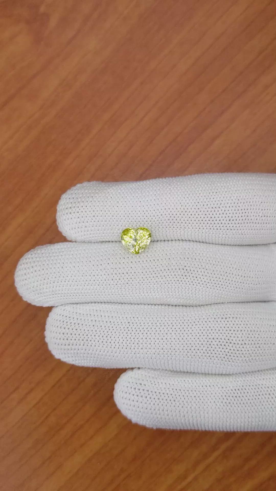 2.08 Ct. Yellow Sapphire from Ceylon (Sri Lanka) Size Video
