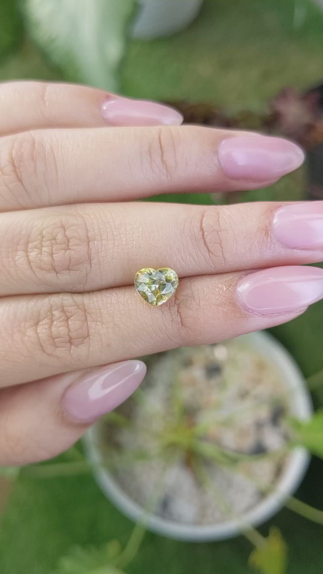 2.08 Ct. Yellow Sapphire from Ceylon (Sri Lanka) Size Video