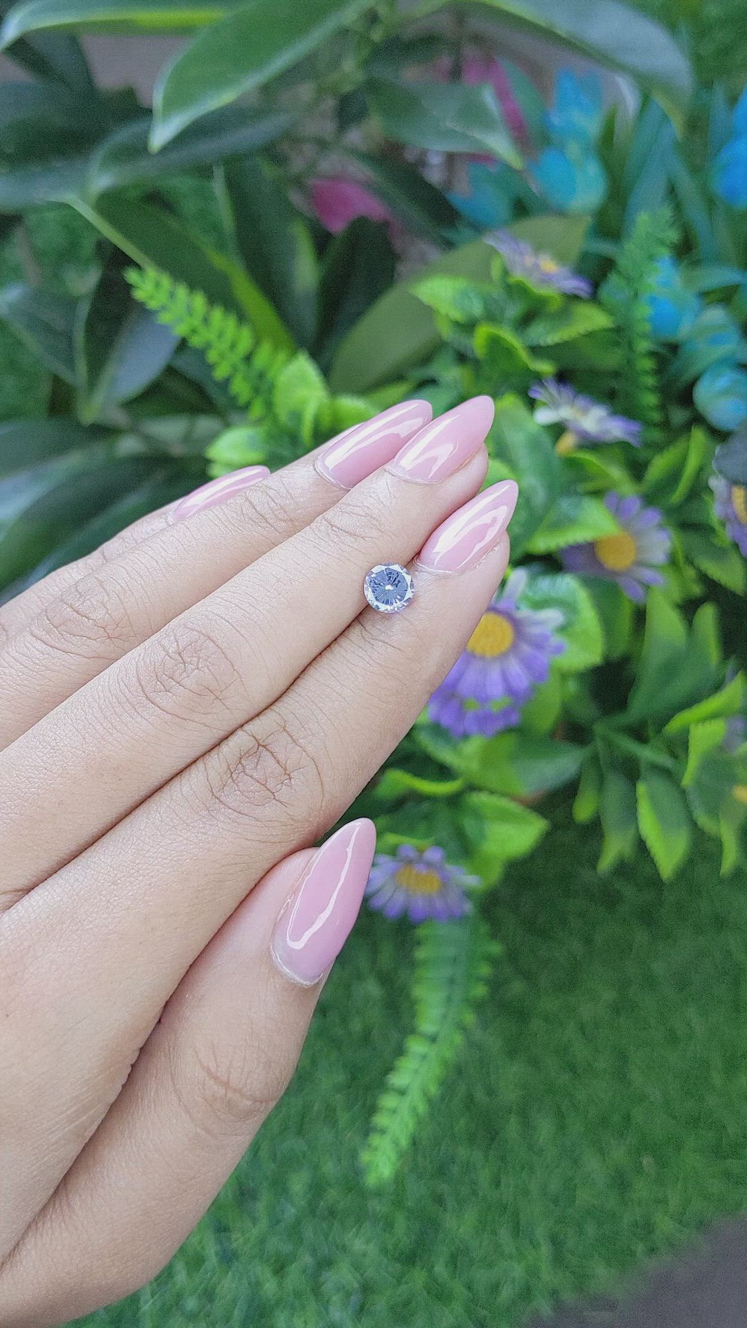 0.97 Ct. Blue Sapphire from Madagascar Size Video