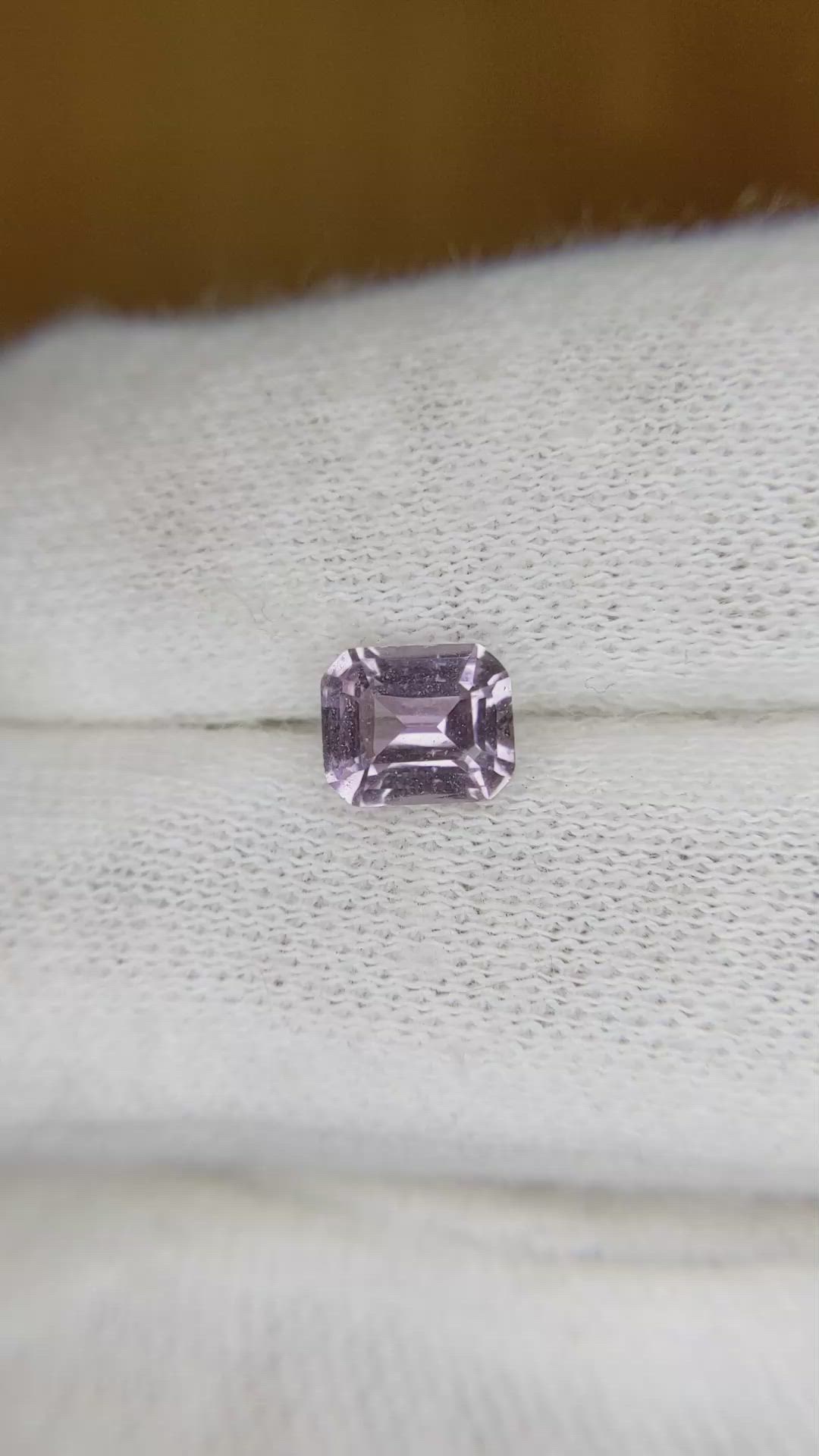 1.20 Ct. Purplish Pink Sapphire from Ceylon (Sri Lanka) Size Video