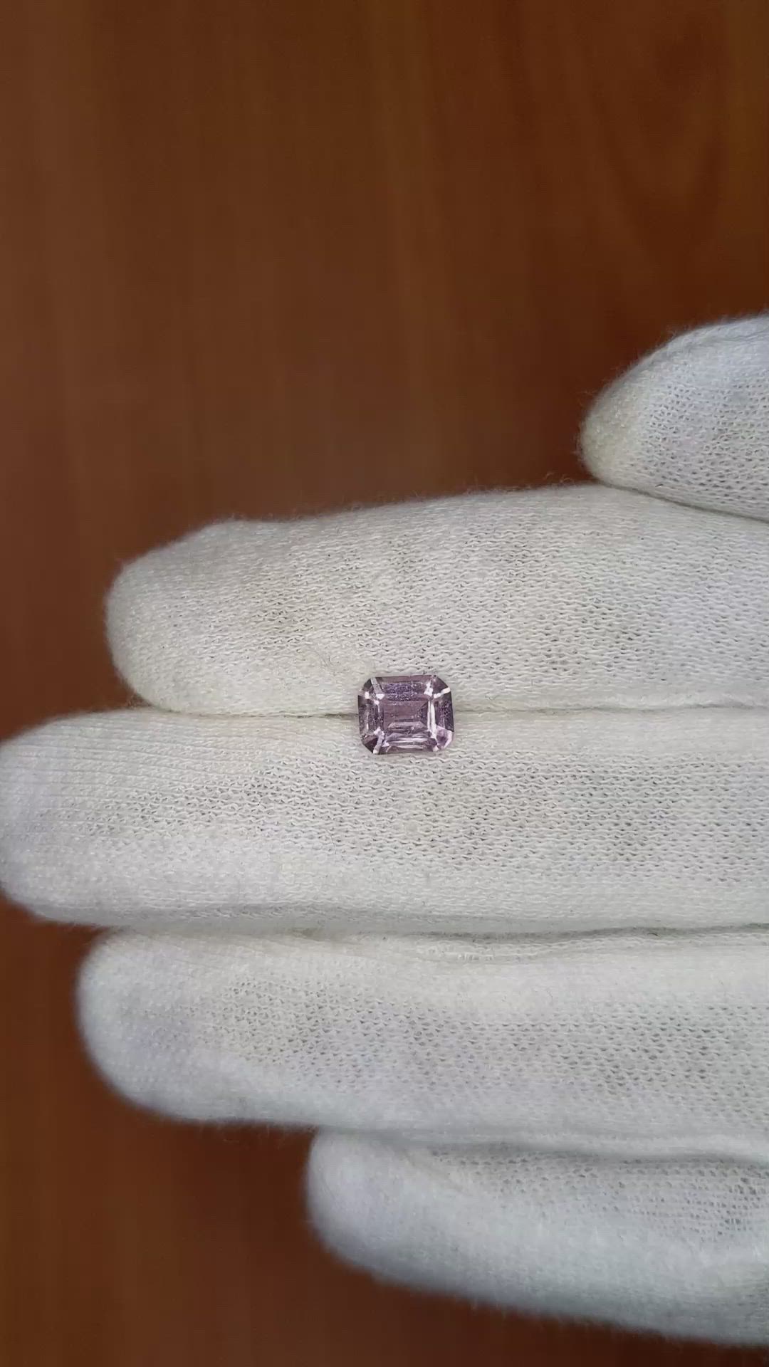 1.20 Ct. Purplish Pink Sapphire from Ceylon (Sri Lanka) Size Video