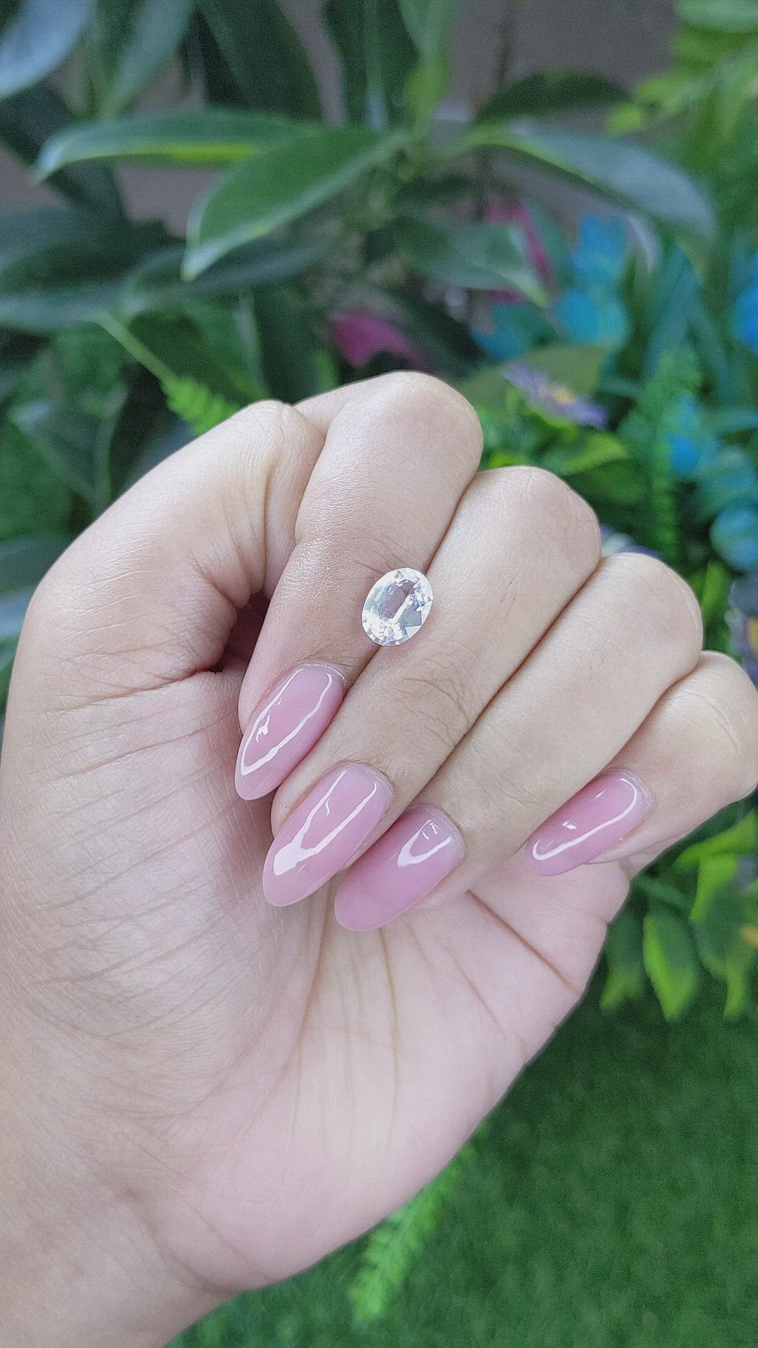 1.70 Ct. Pink Sapphire from Ceylon (Sri Lanka) Size Video