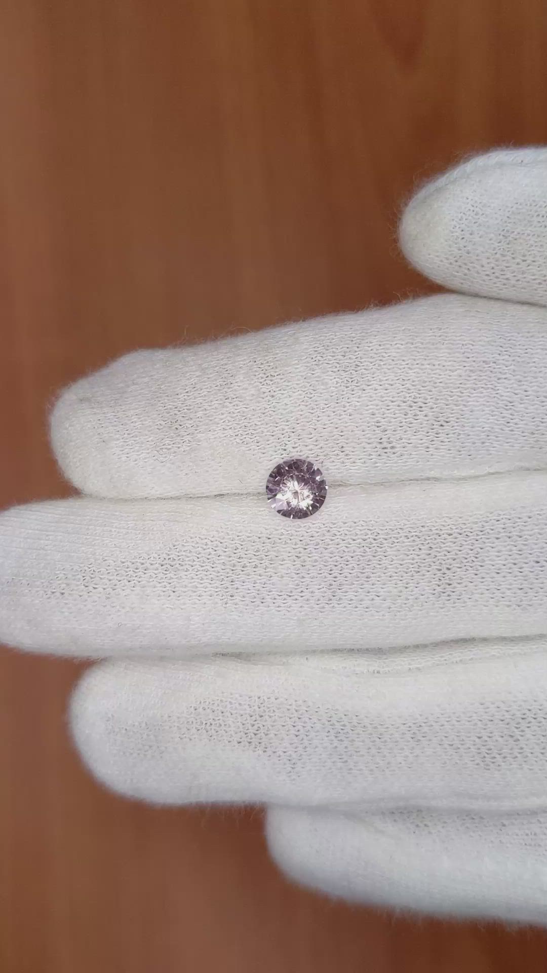 0.73 Ct. Pink Sapphire from Ceylon (Sri Lanka) Size Video