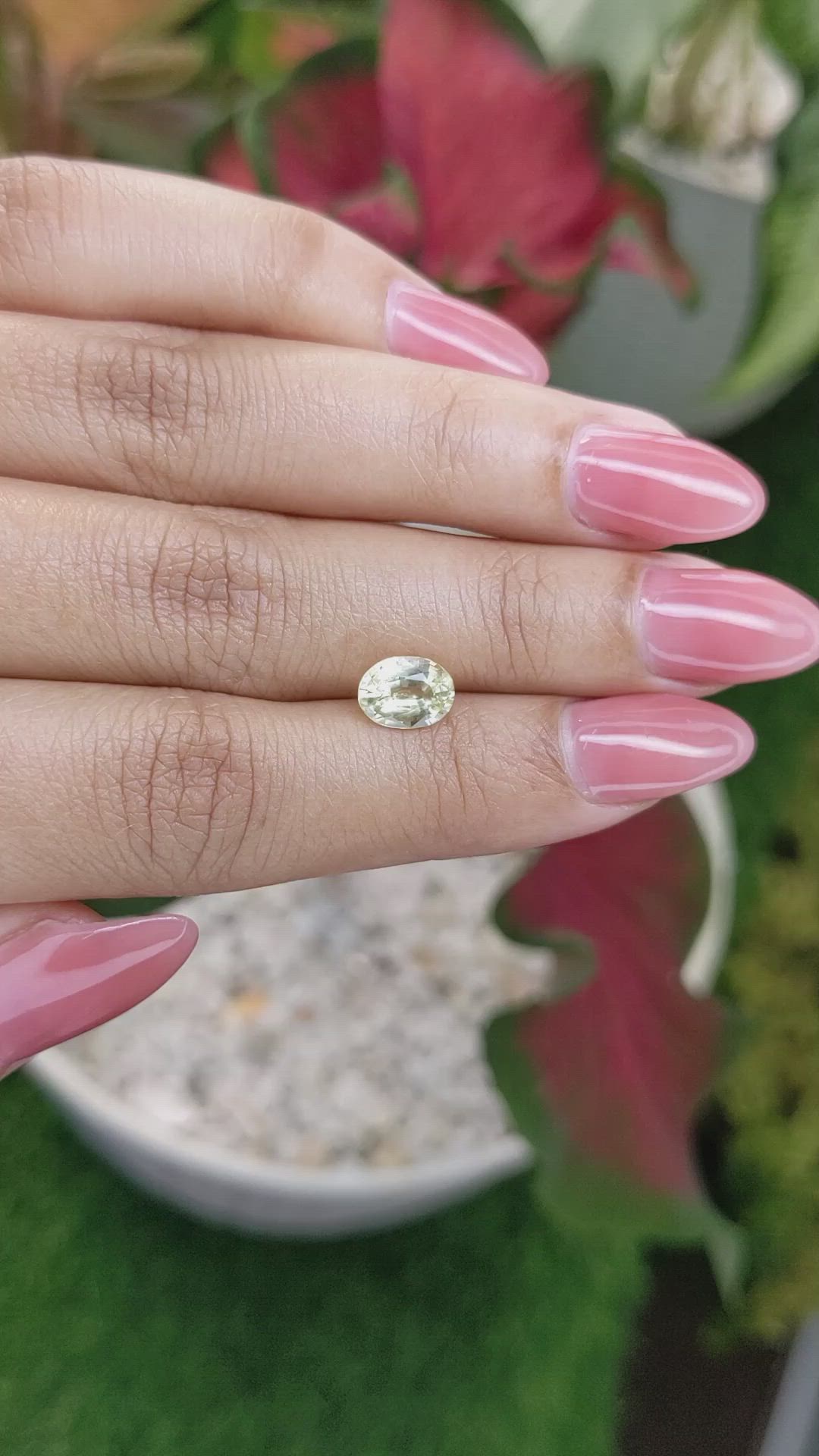 1.55 Ct. Yellow Sapphire from Ceylon (Sri Lanka) Size Video