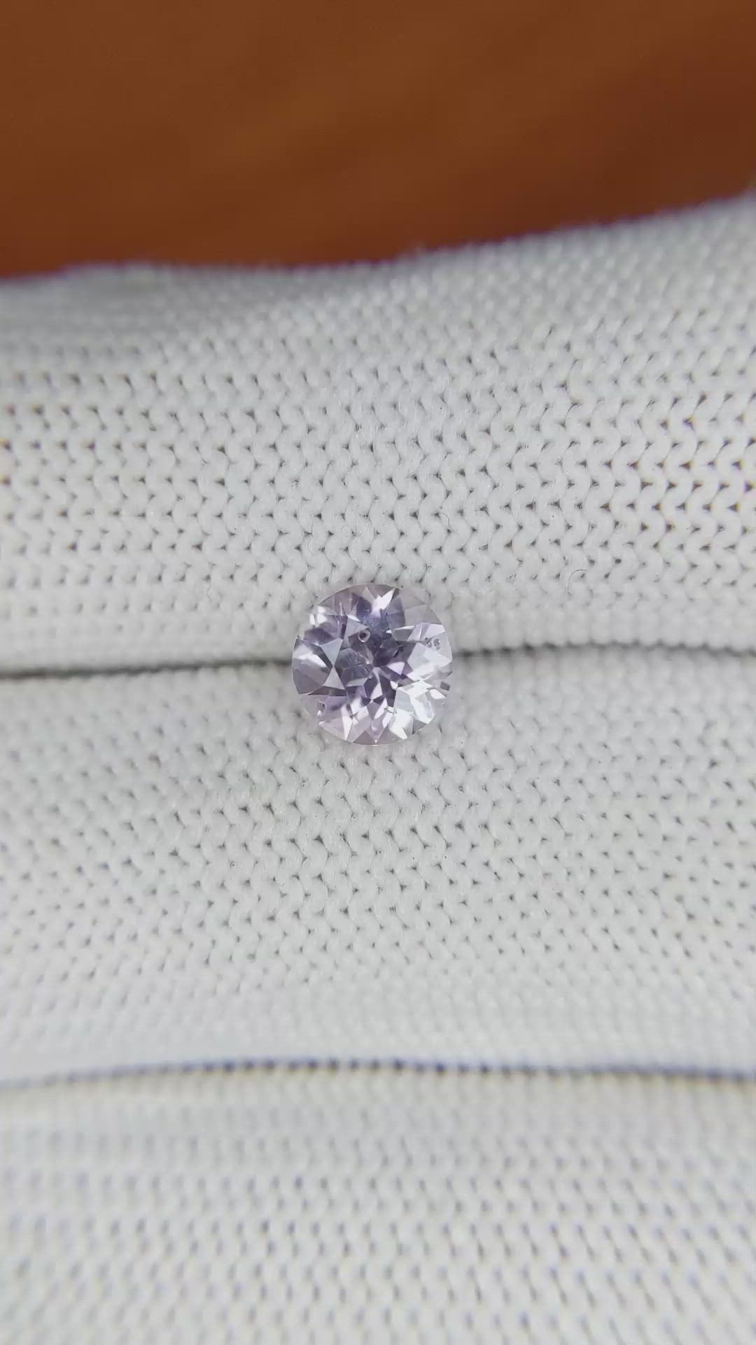 1.18 Ct. Violet Sapphire from Ceylon (Sri Lanka) Size Video