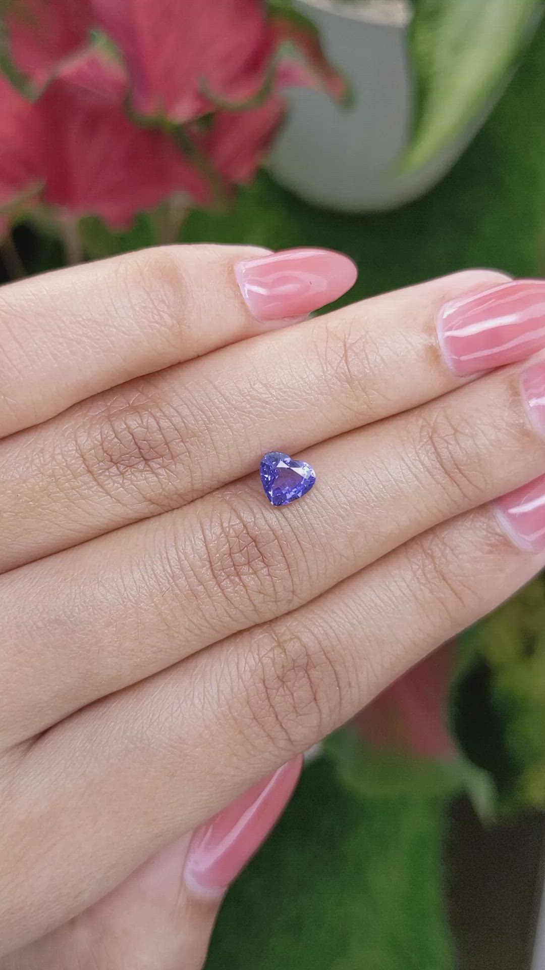 1.02 Ct. Blue Sapphire from Ceylon (Sri Lanka) Size Video