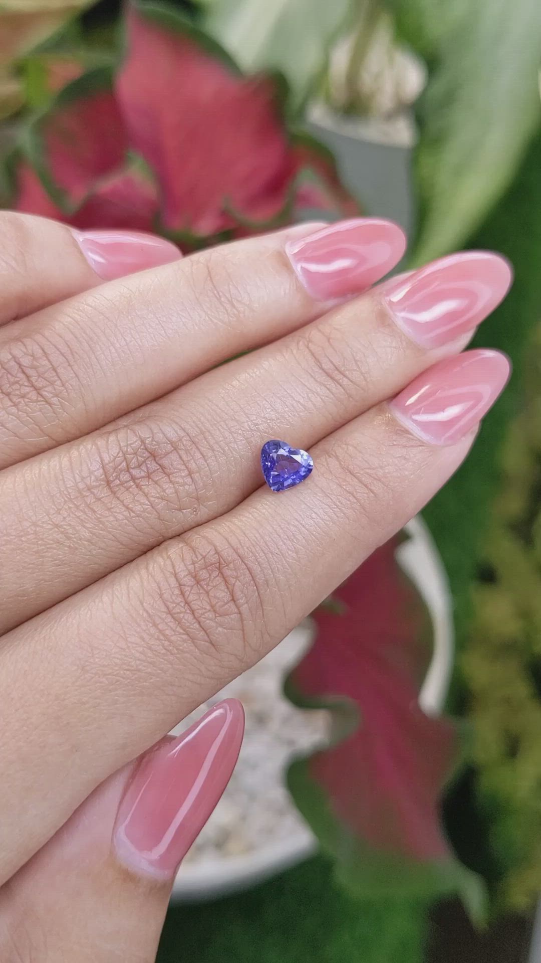 1.02 Ct. Blue Sapphire from Ceylon (Sri Lanka) Size Video