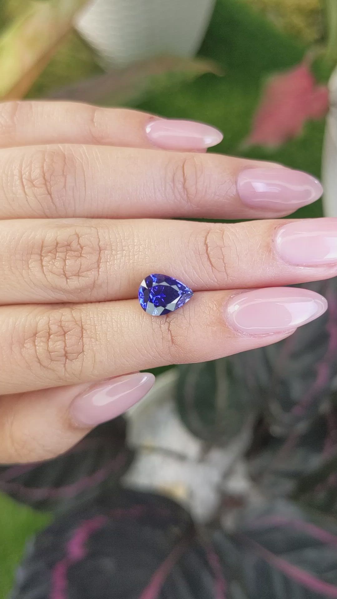 3.64 Ct. Blue Sapphire from Ceylon (Sri Lanka) Size Video