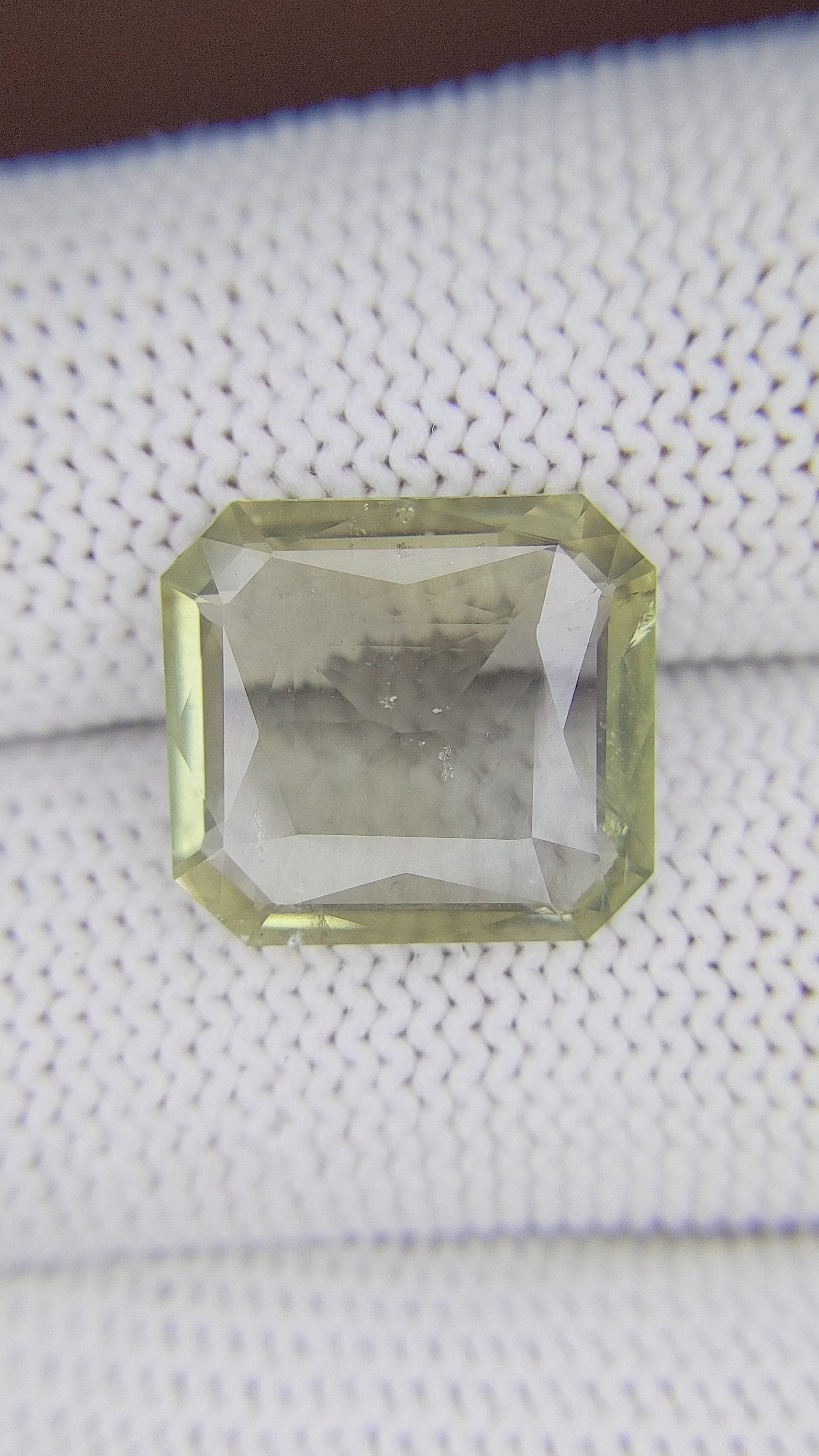 9.79 Ct. Brownish Green Sapphire from Ceylon (Sri Lanka) Size Video