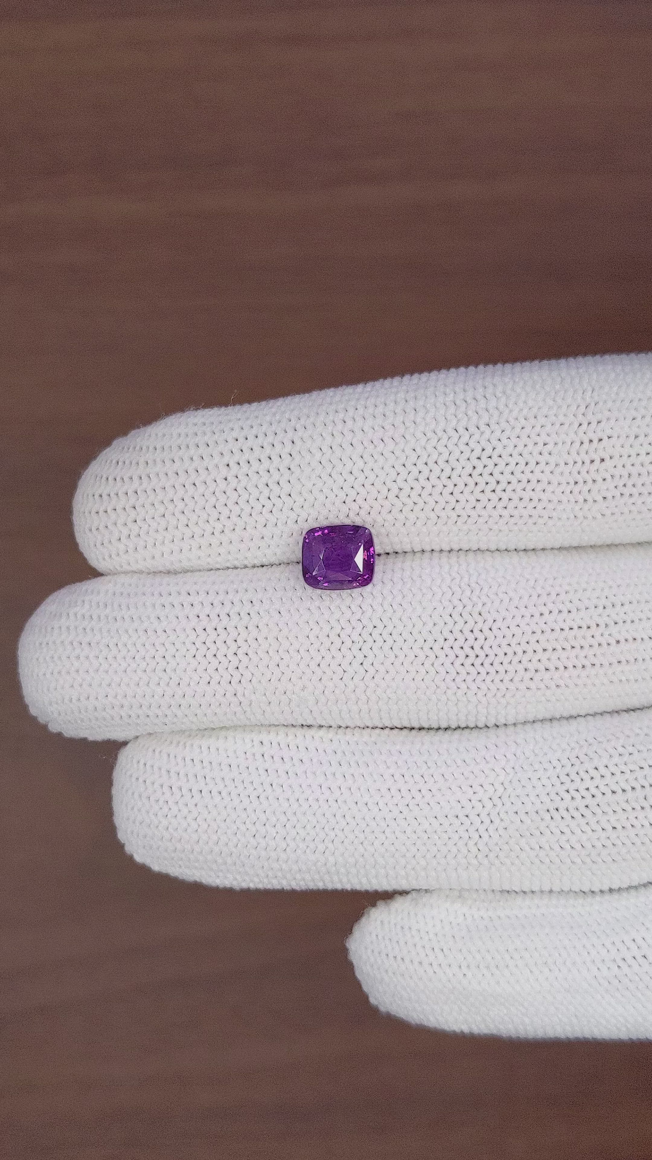 2.50 Ct. Purple Sapphire from Ceylon (Sri Lanka) Size Video
