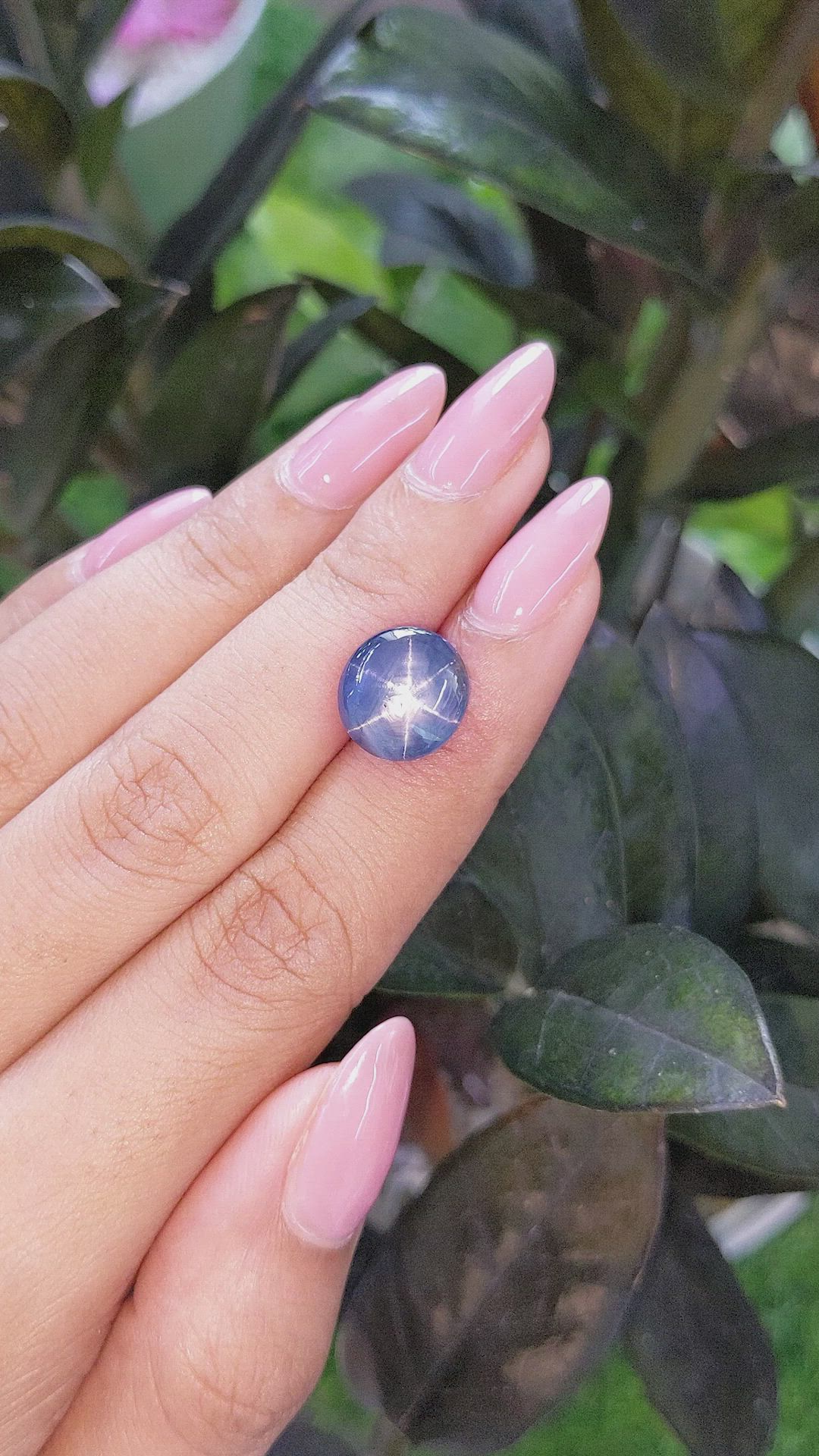 9.01 Ct. Blue Star Sapphire from Ceylon (Sri Lanka) Size Video