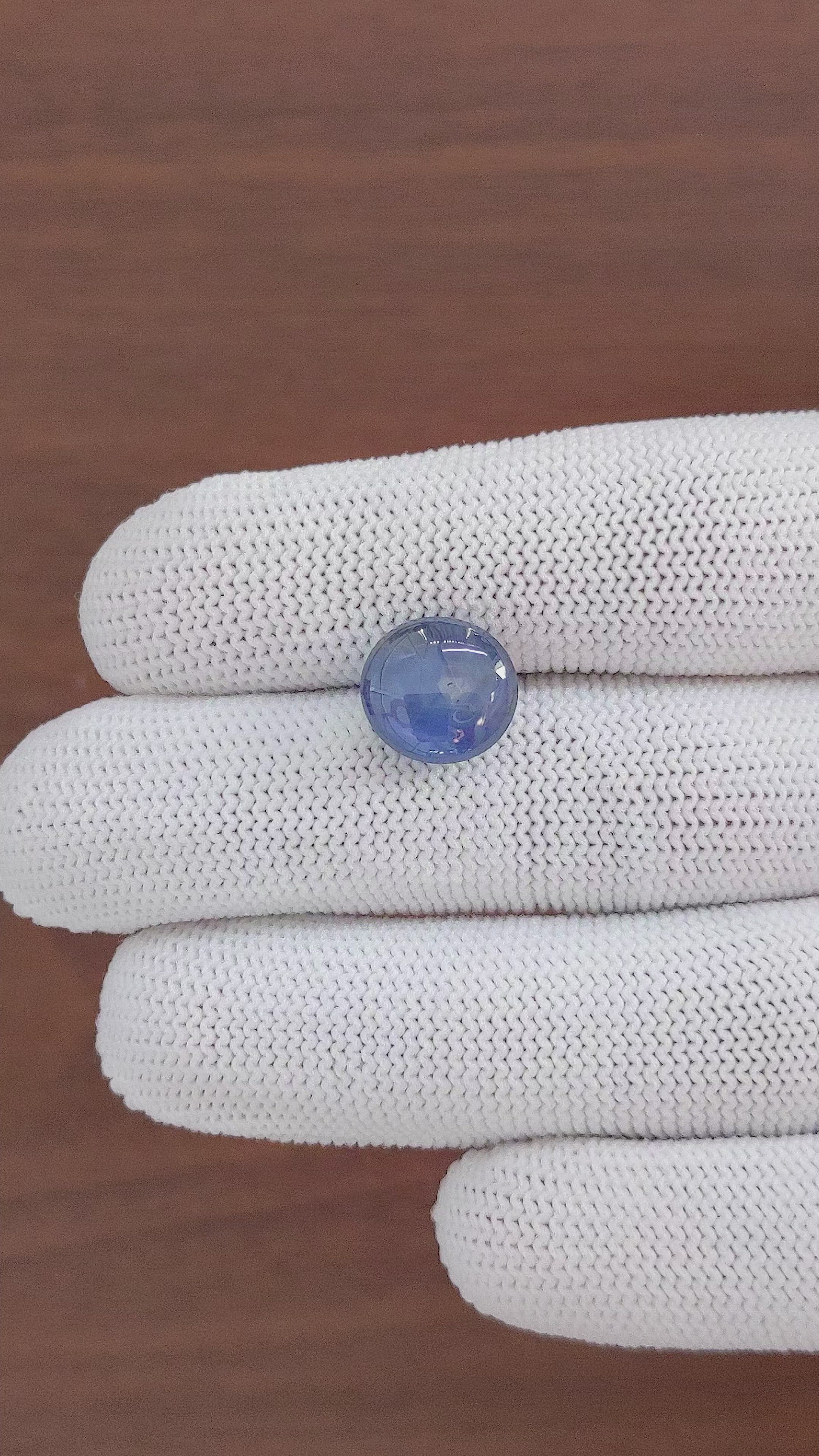 9.01 Ct. Blue Star Sapphire from Ceylon (Sri Lanka) Size Video