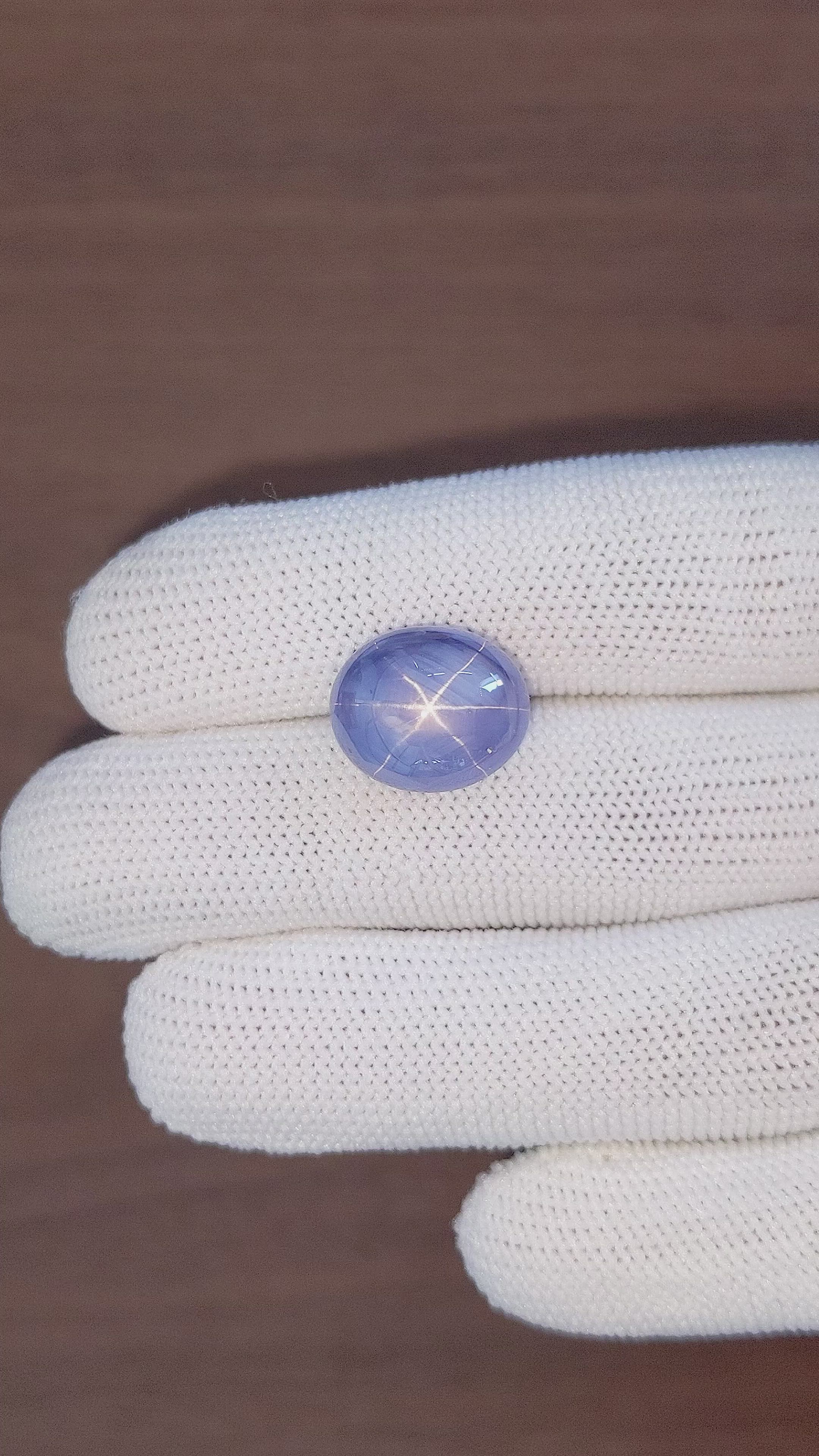 21.10 Ct. Blue Star Sapphire from Ceylon (Sri Lanka) Size Video