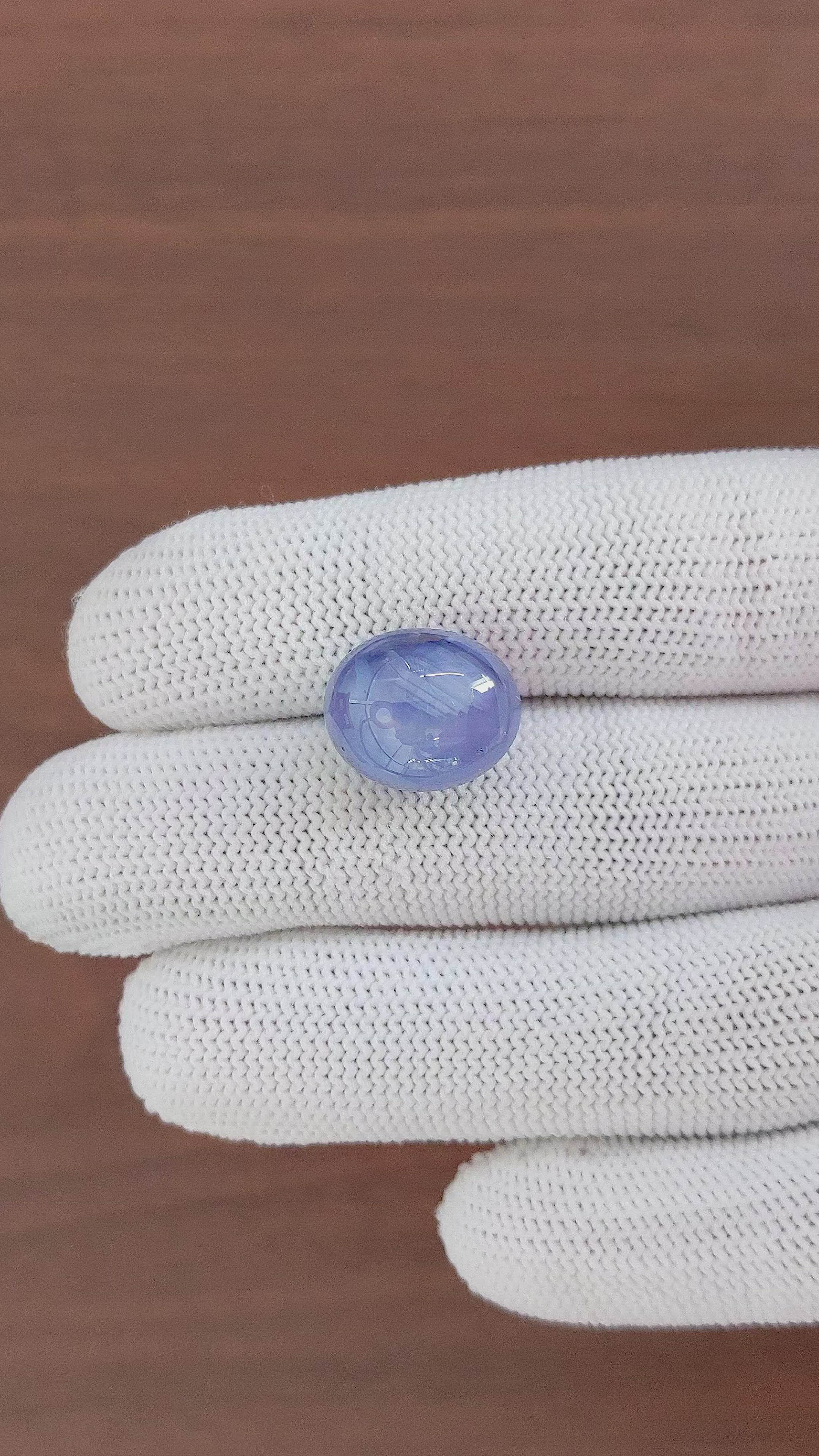 21.10 Ct. Blue Star Sapphire from Ceylon (Sri Lanka) Size Video
