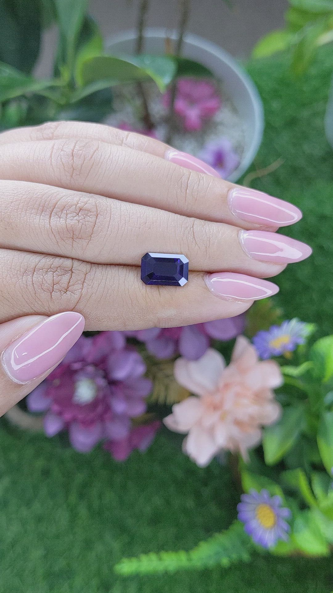 3.06 Ct. Blue Sapphire from Madagascar Size Video