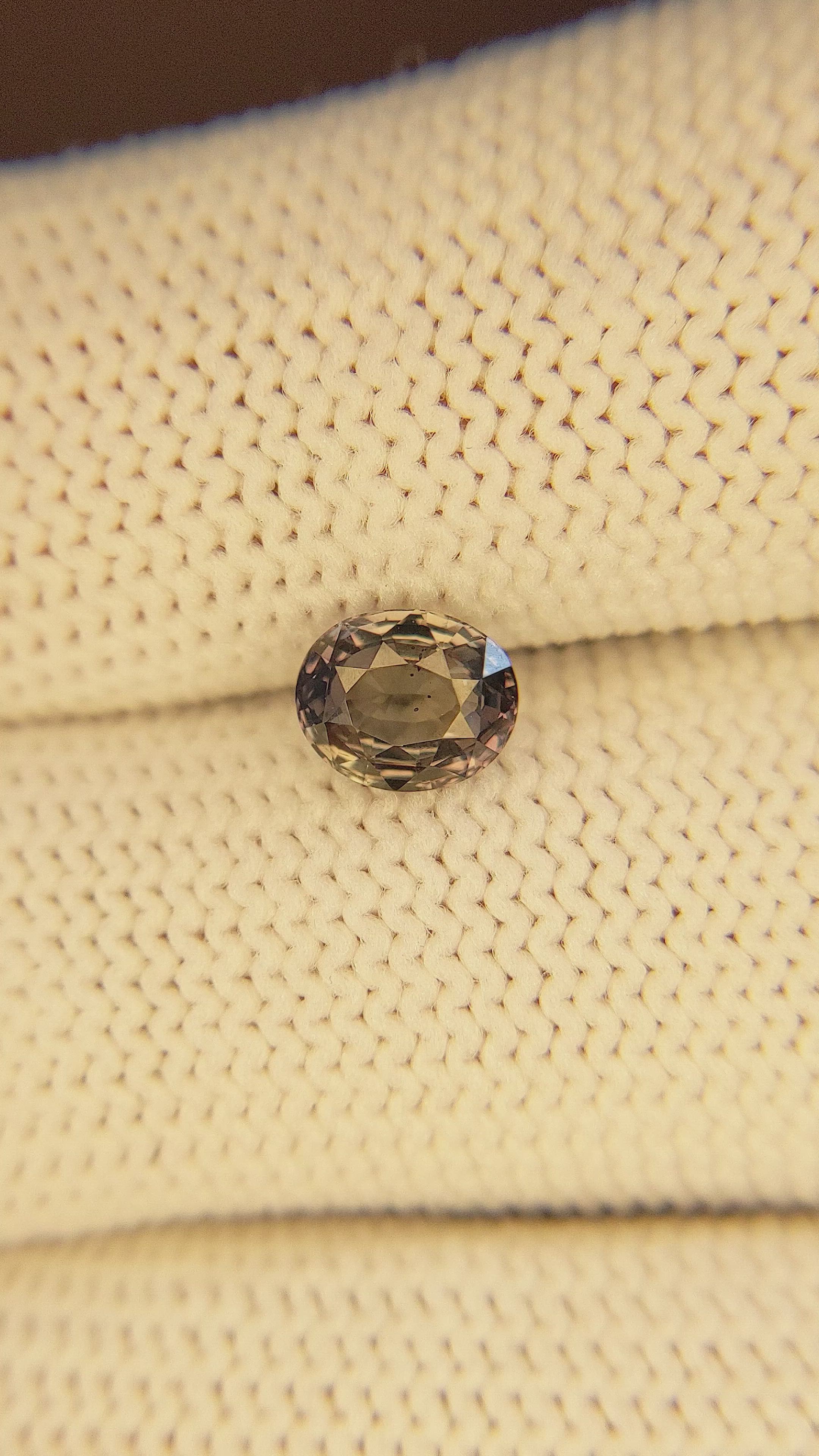 1.14 Ct. Color Change Sapphire from Tanzania Size Video