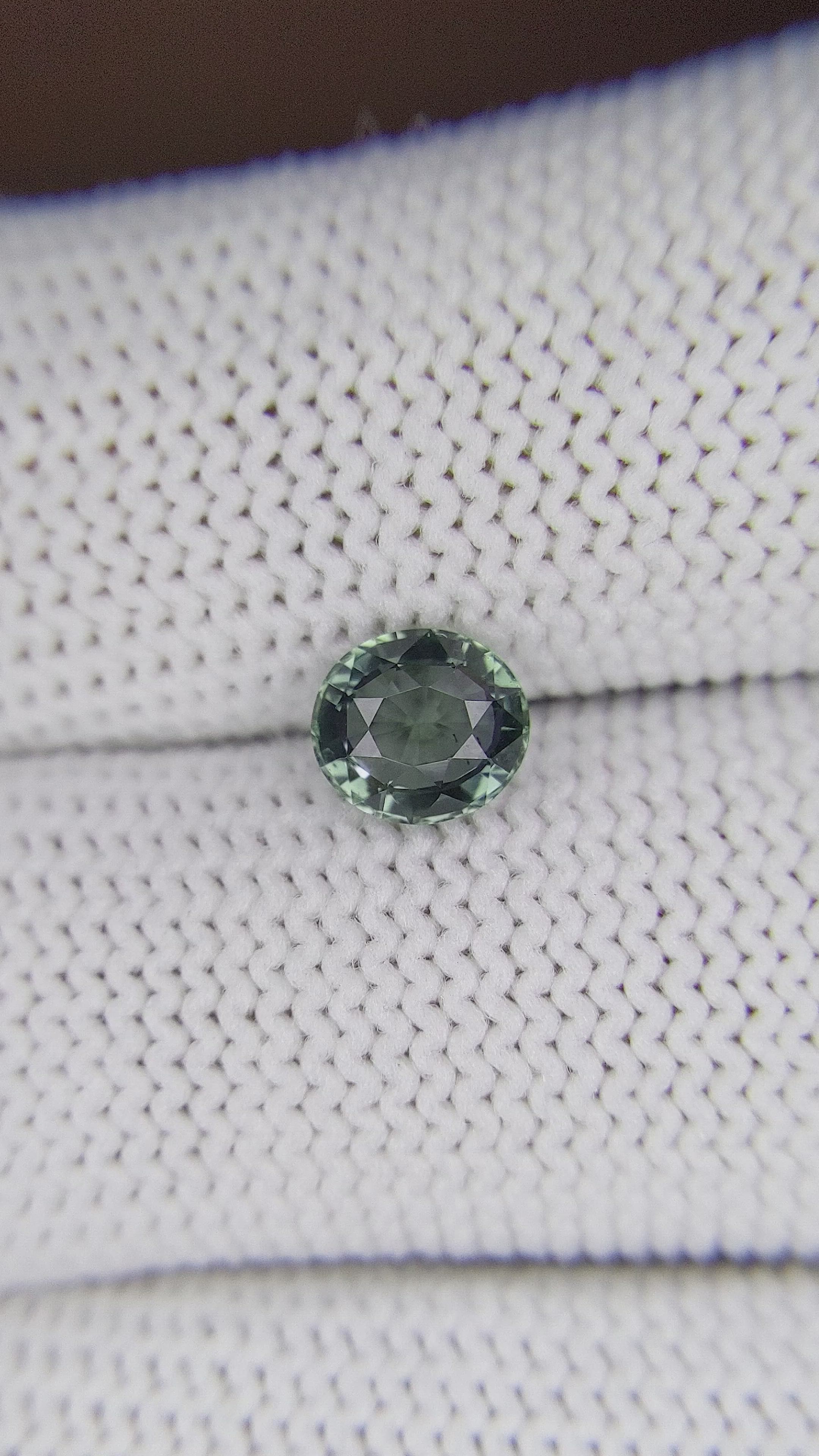 1.16 Ct. Green Sapphire from Tanzania Size Video