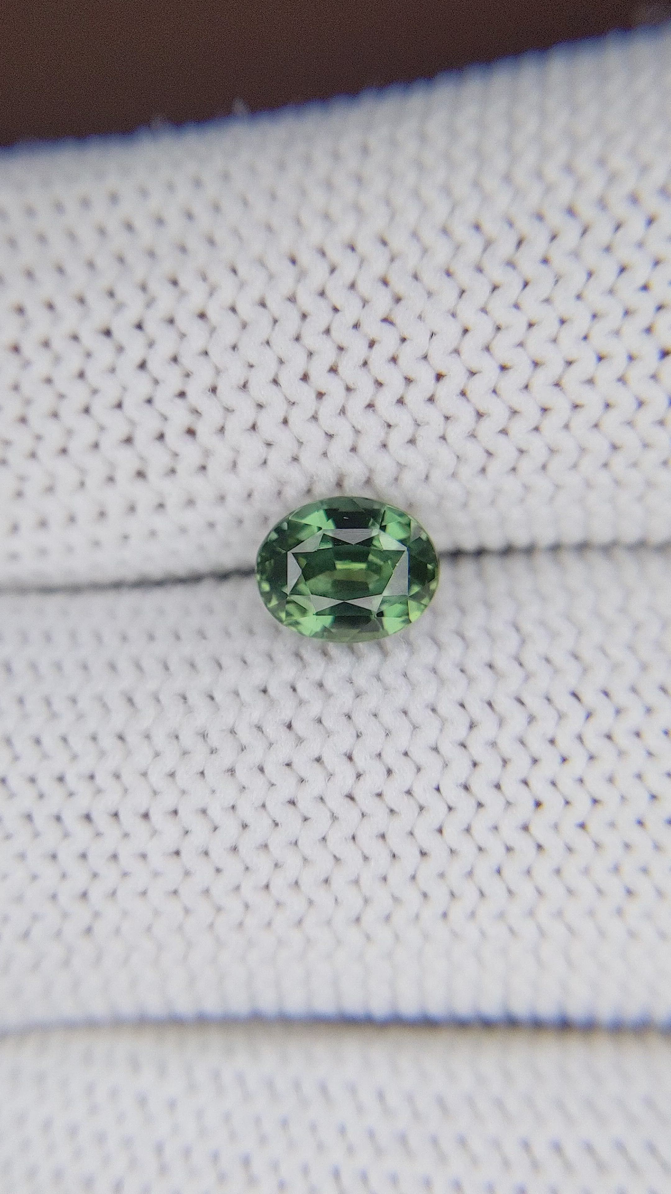 1.46 Ct. Green Sapphire from Tanzania Size Video