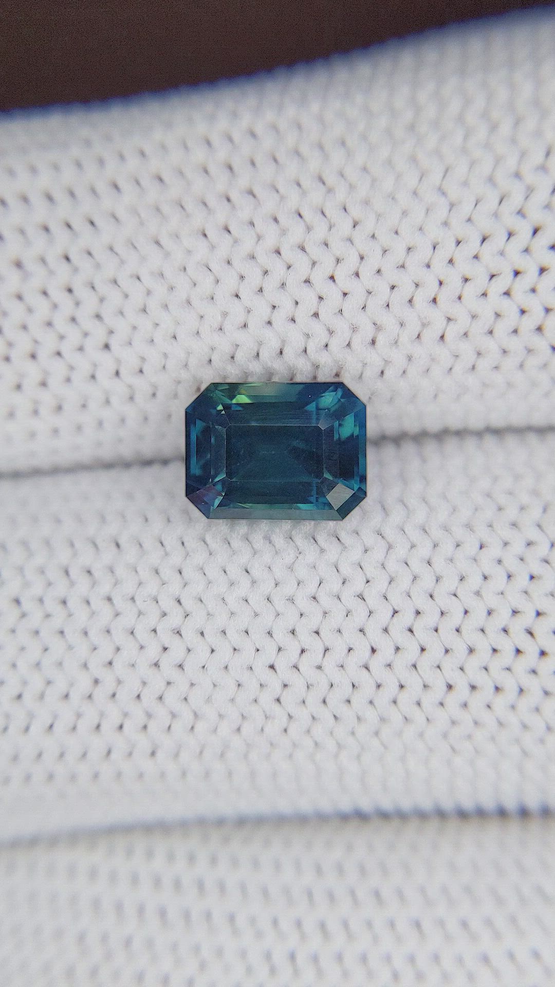 3.02 Ct. Greenish Blue Sapphire from Madagascar Size Video
