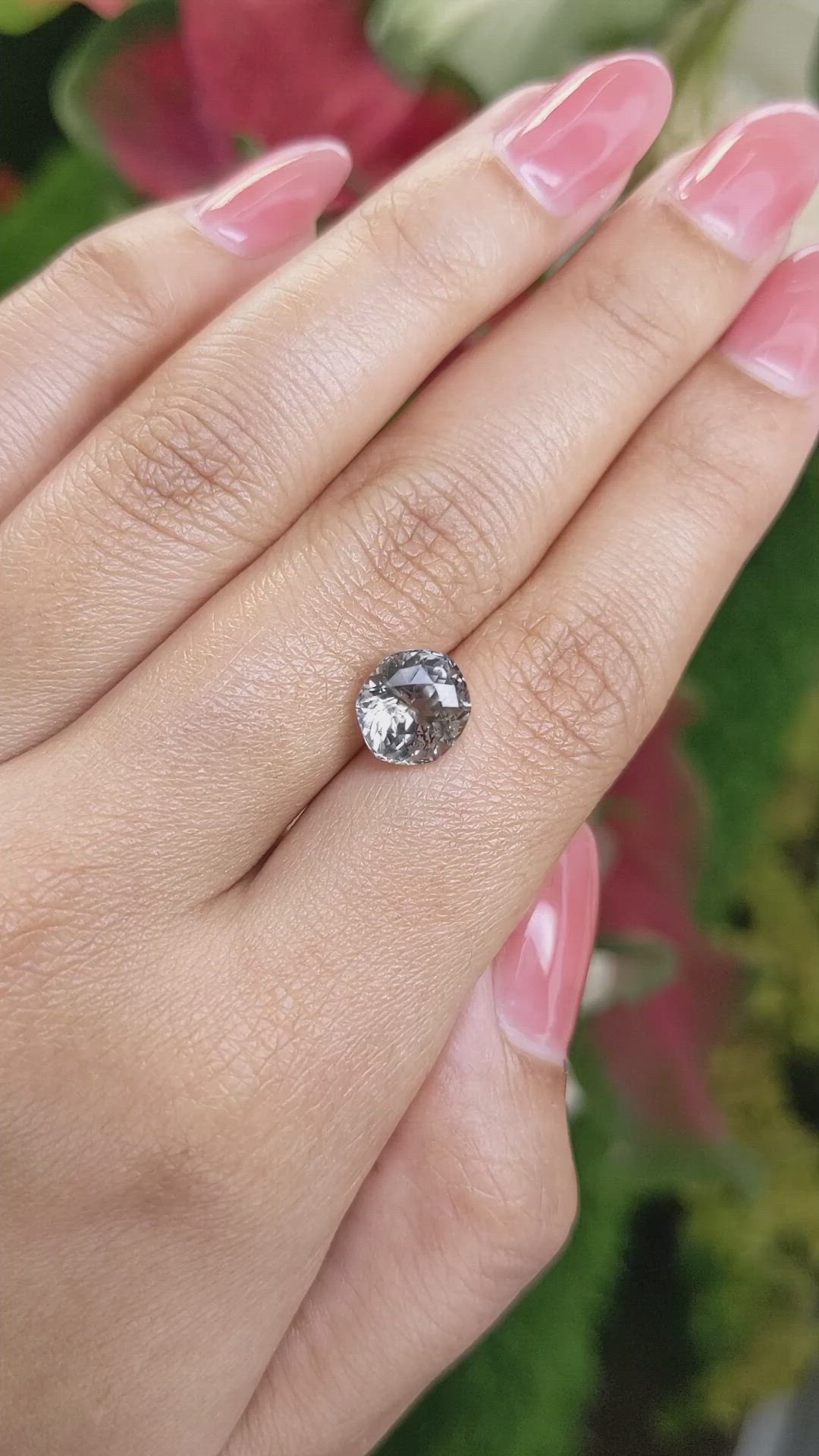 3.54 Ct. Green Sapphire from Montana Size Video