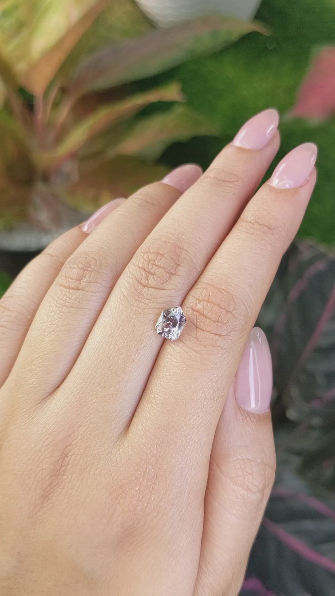 1.75 Ct. Grey Sapphire from Montana Size Video