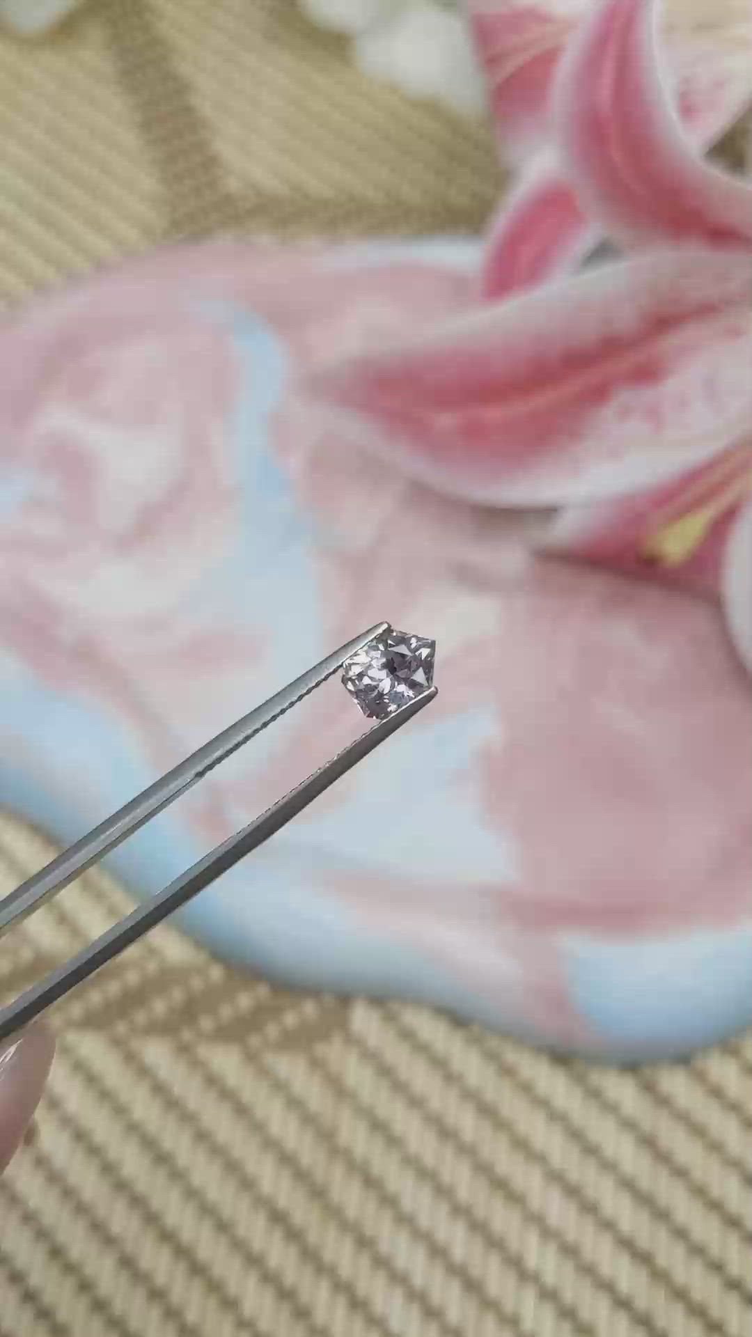 1.75 Ct. Grey Sapphire from Montana Size Video